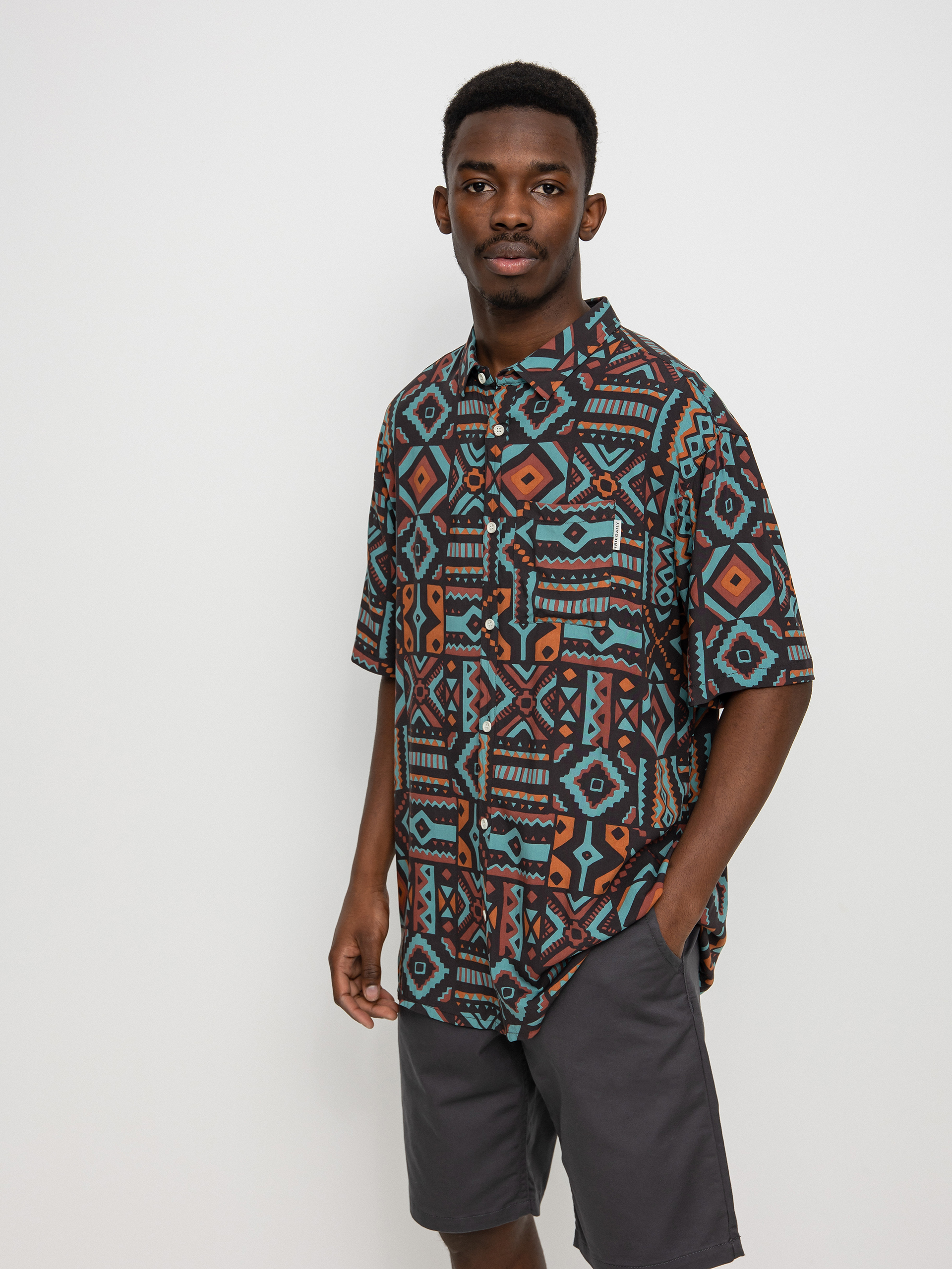 Košile Iriedaily Resort Ssl (anthracite)