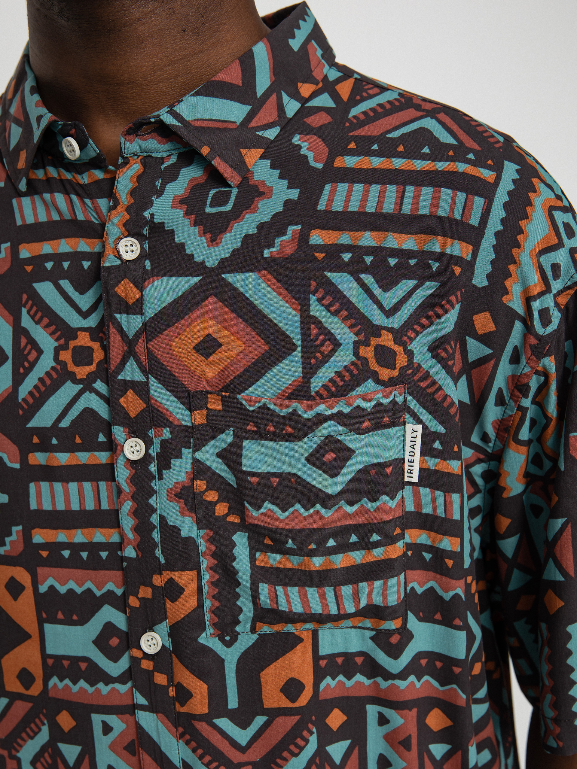 Košile Iriedaily Resort Ssl (anthracite)