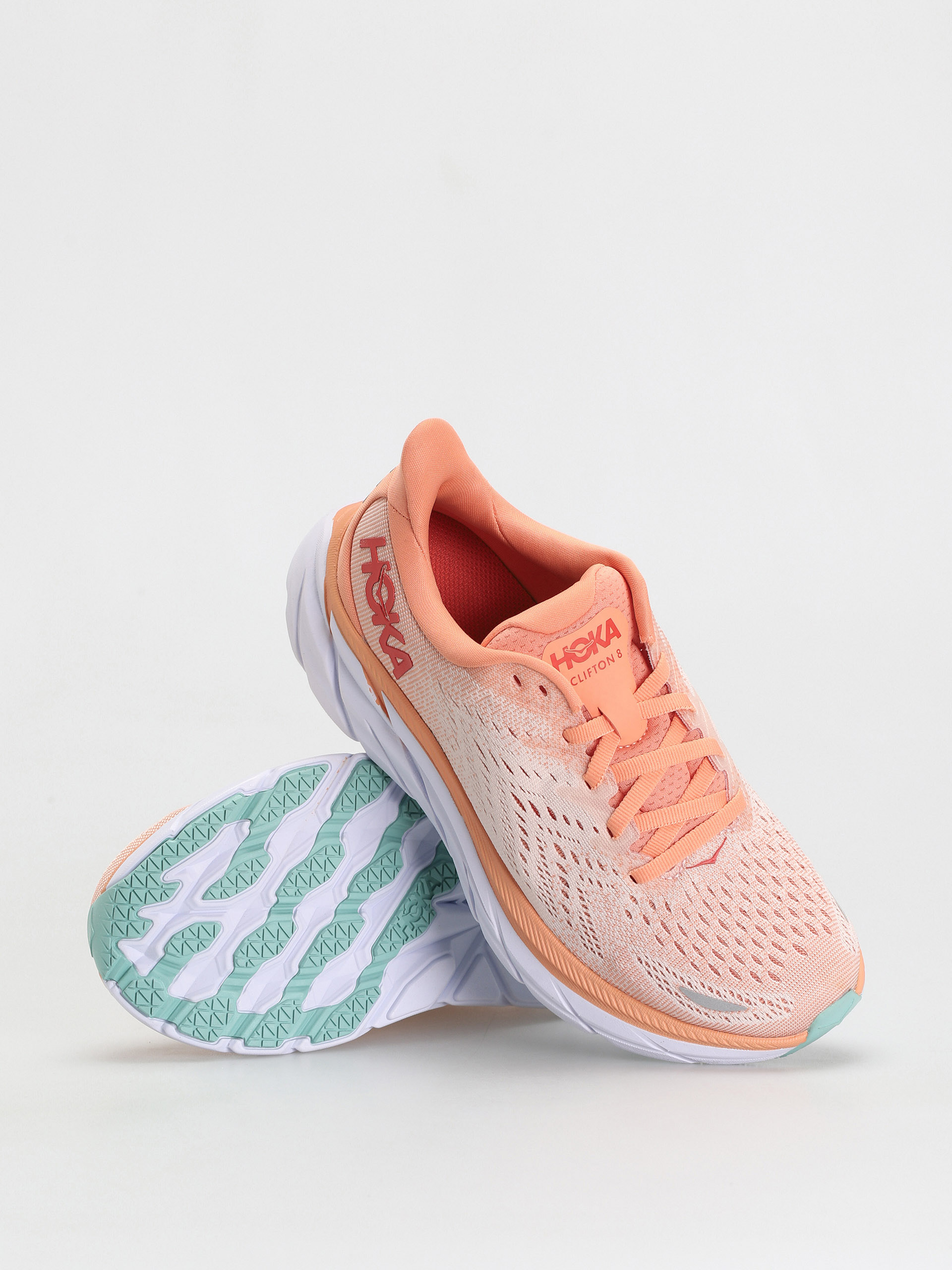 Boty Hoka One One Clifton 8 Wmn (cantaloupe/silver peony)