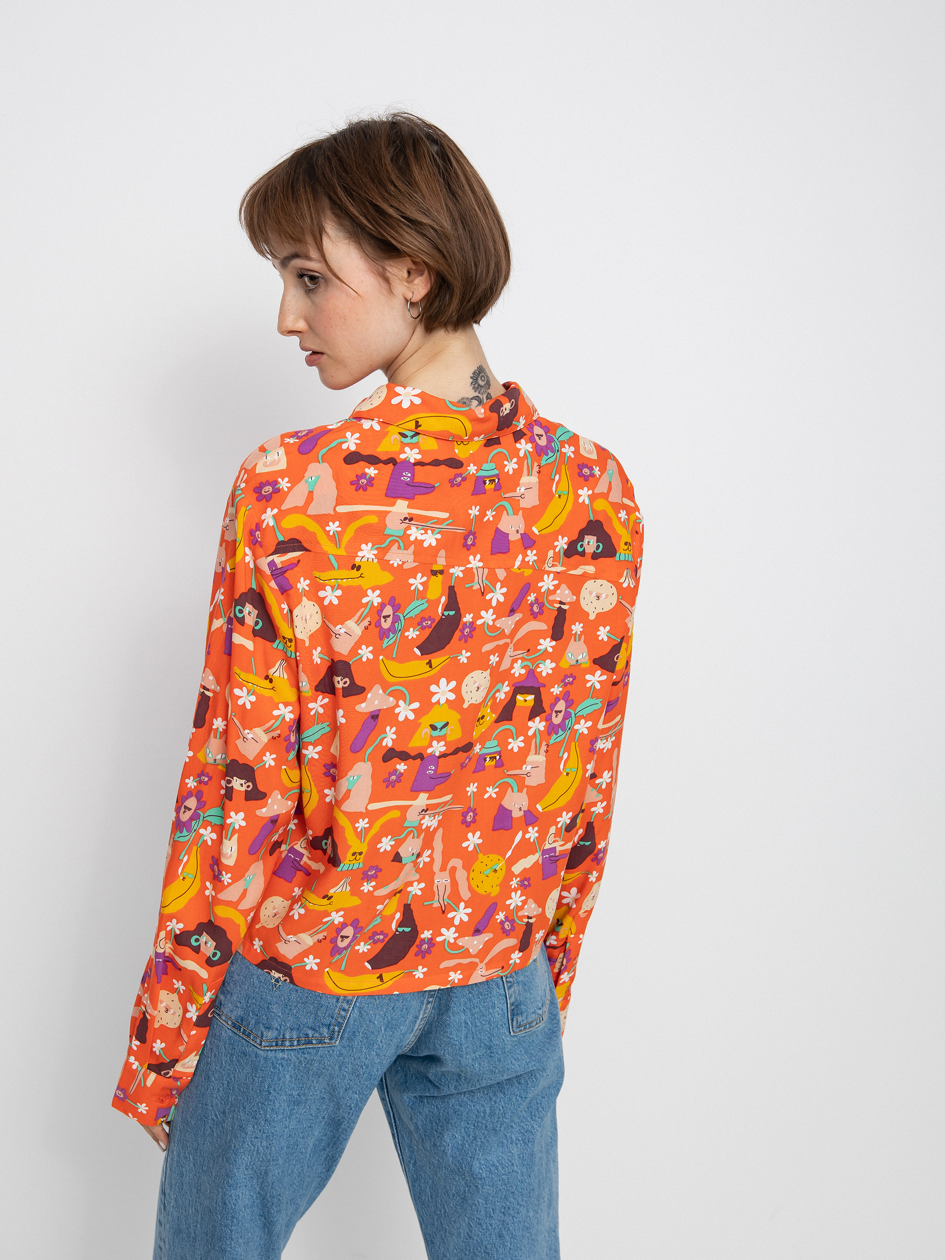 Košile Volcom Egle Zvirblyte Woven Wmn (living coral)