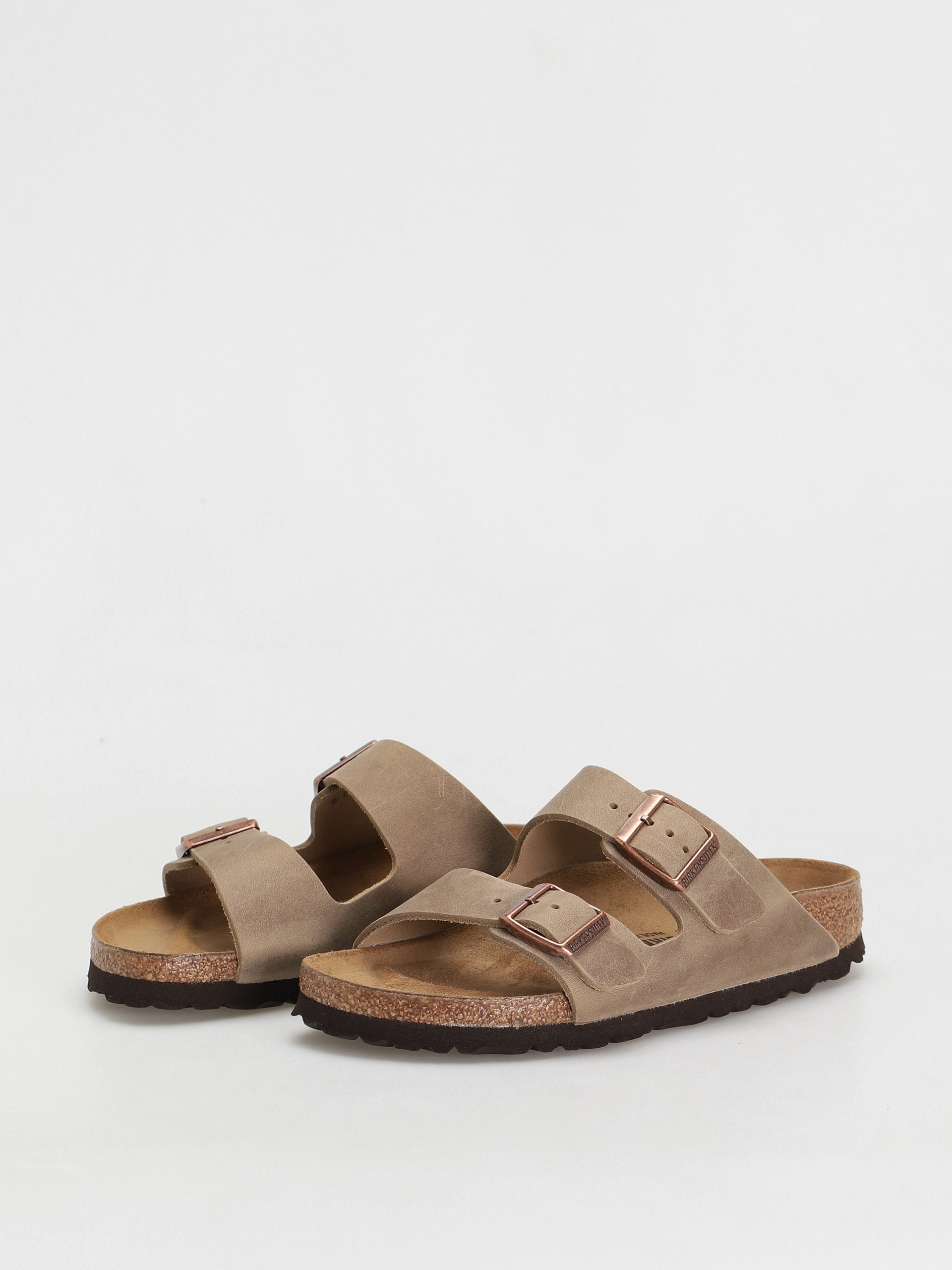 Plážovky Birkenstock Arizona Narrow Wmn (tabacco brown waxy leather)