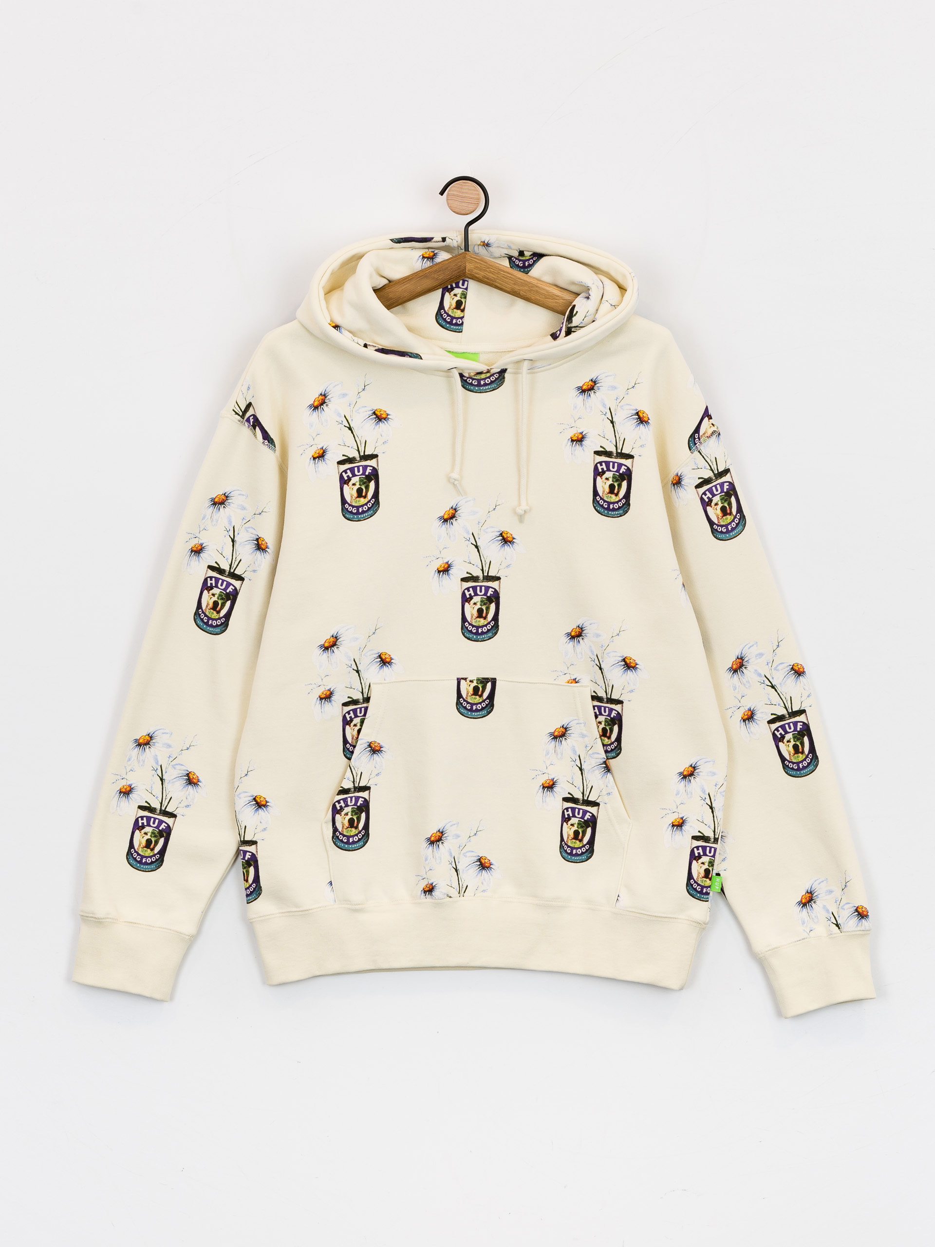 Mikina s kapucí HUF Canned HD (off white)