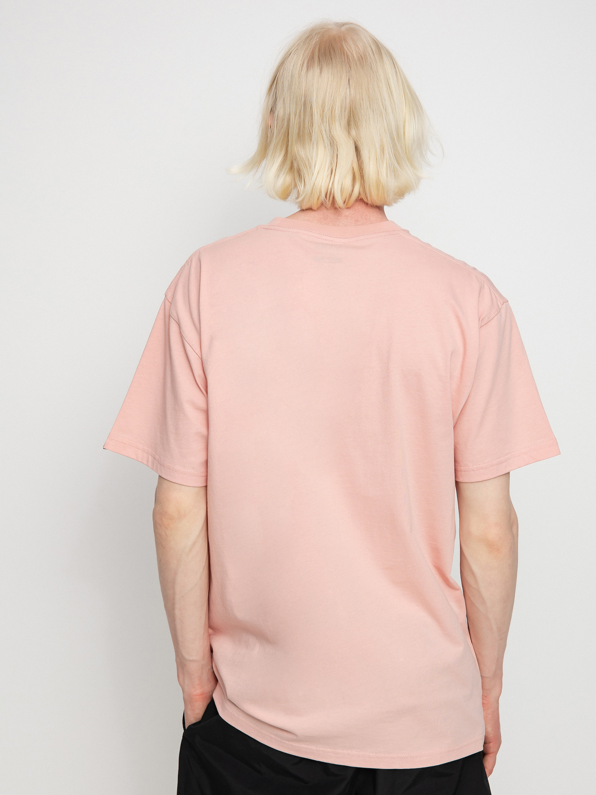 Tričko Vans Left Chest Logo (mellow rose/black)