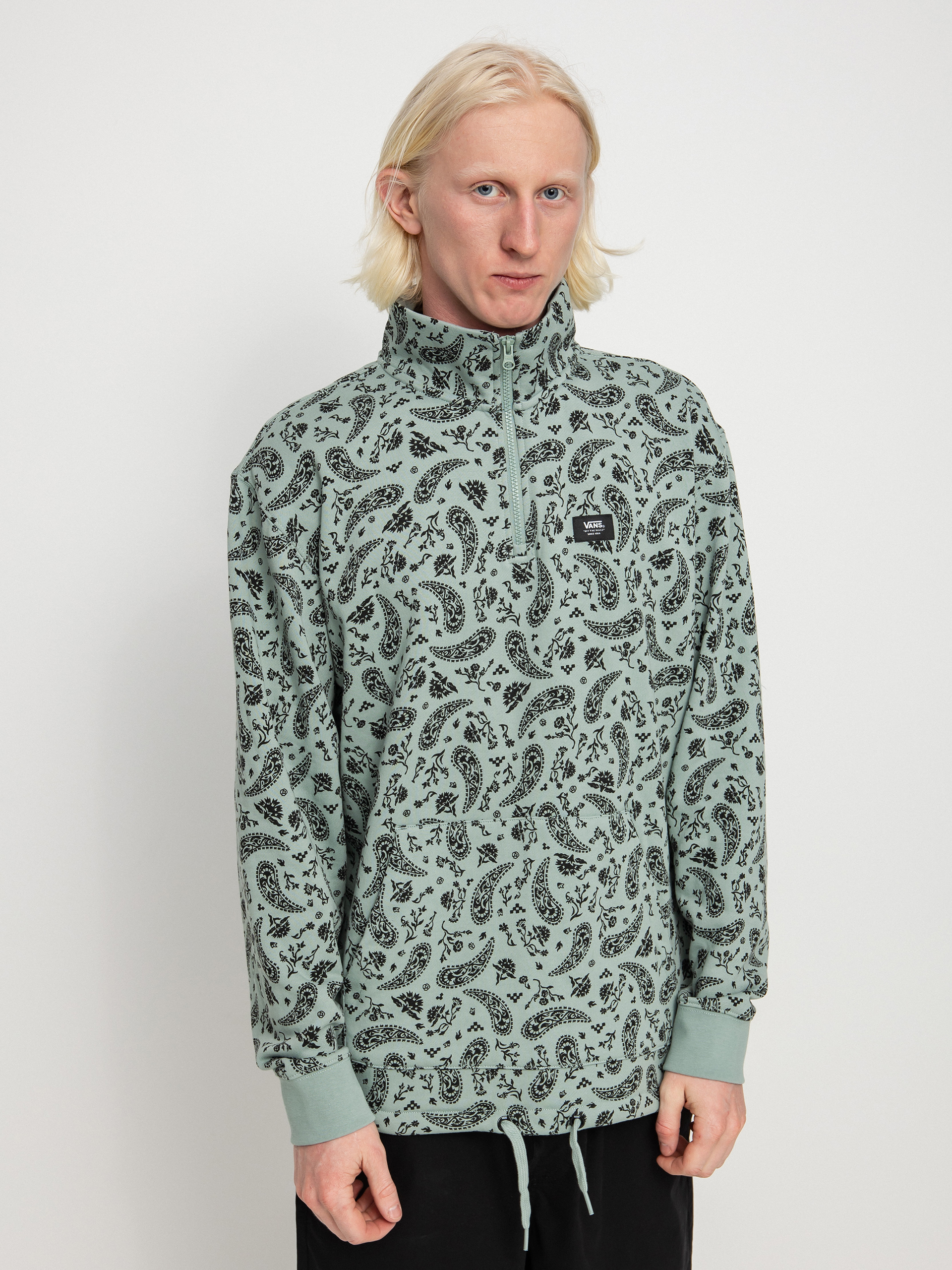 Mikina Vans Paisley Bandana (green milieu)