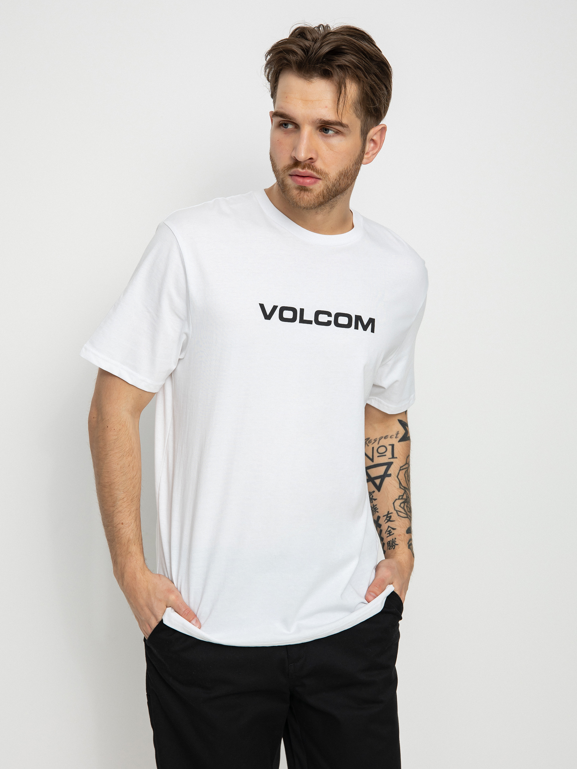 Tričko Volcom Euro Bsc (white)