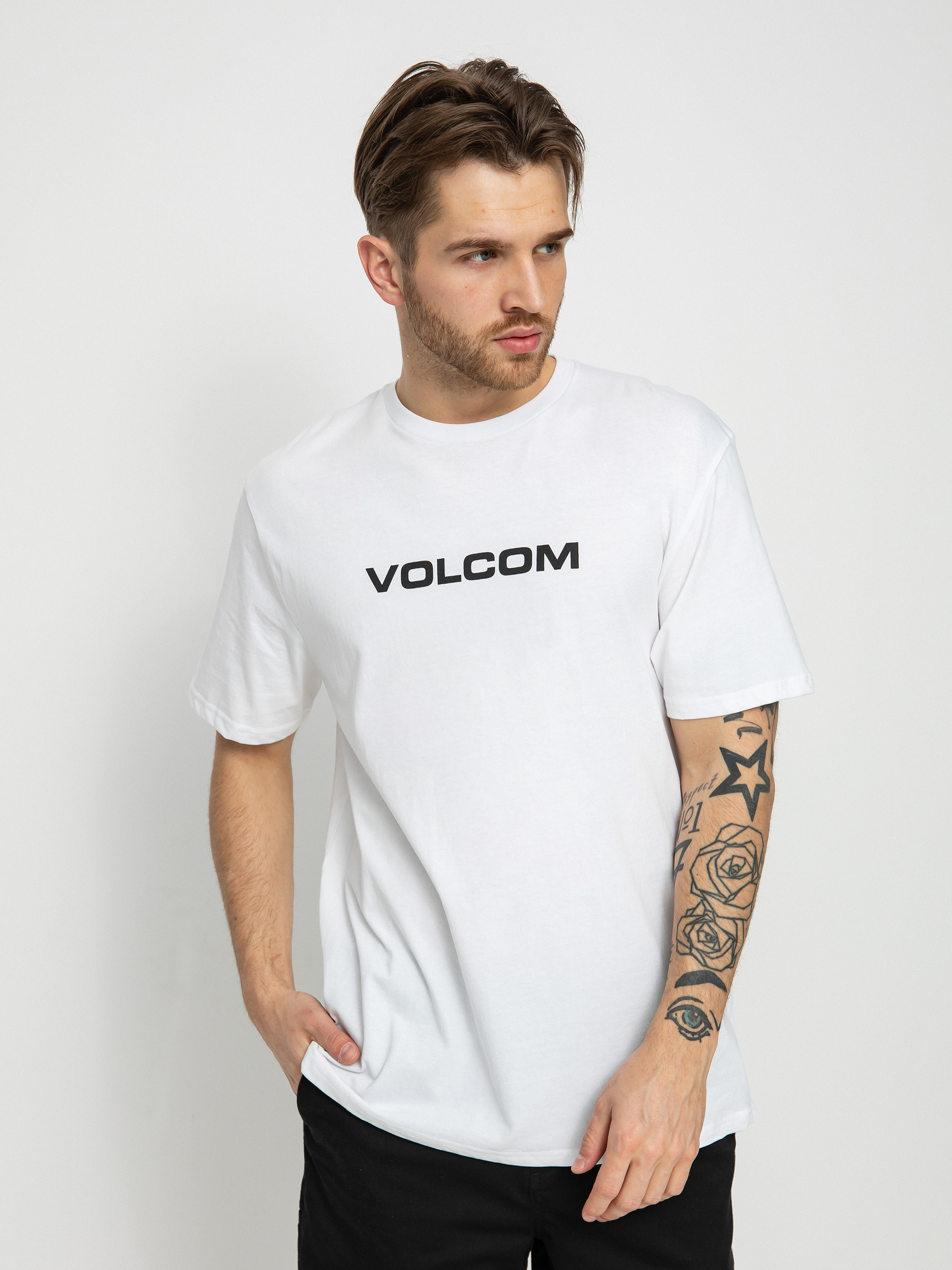 Tričko Volcom Euro Bsc (white)