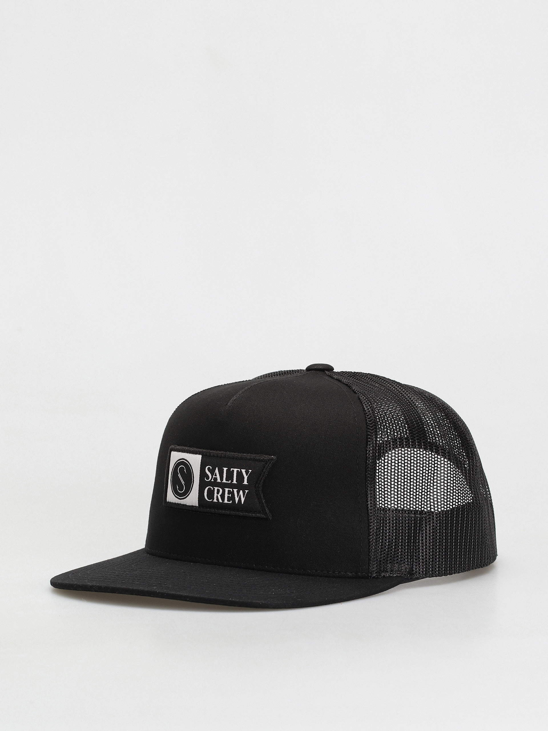 Kšiltovka  Salty Crew Alpha Twill Trucker (black)