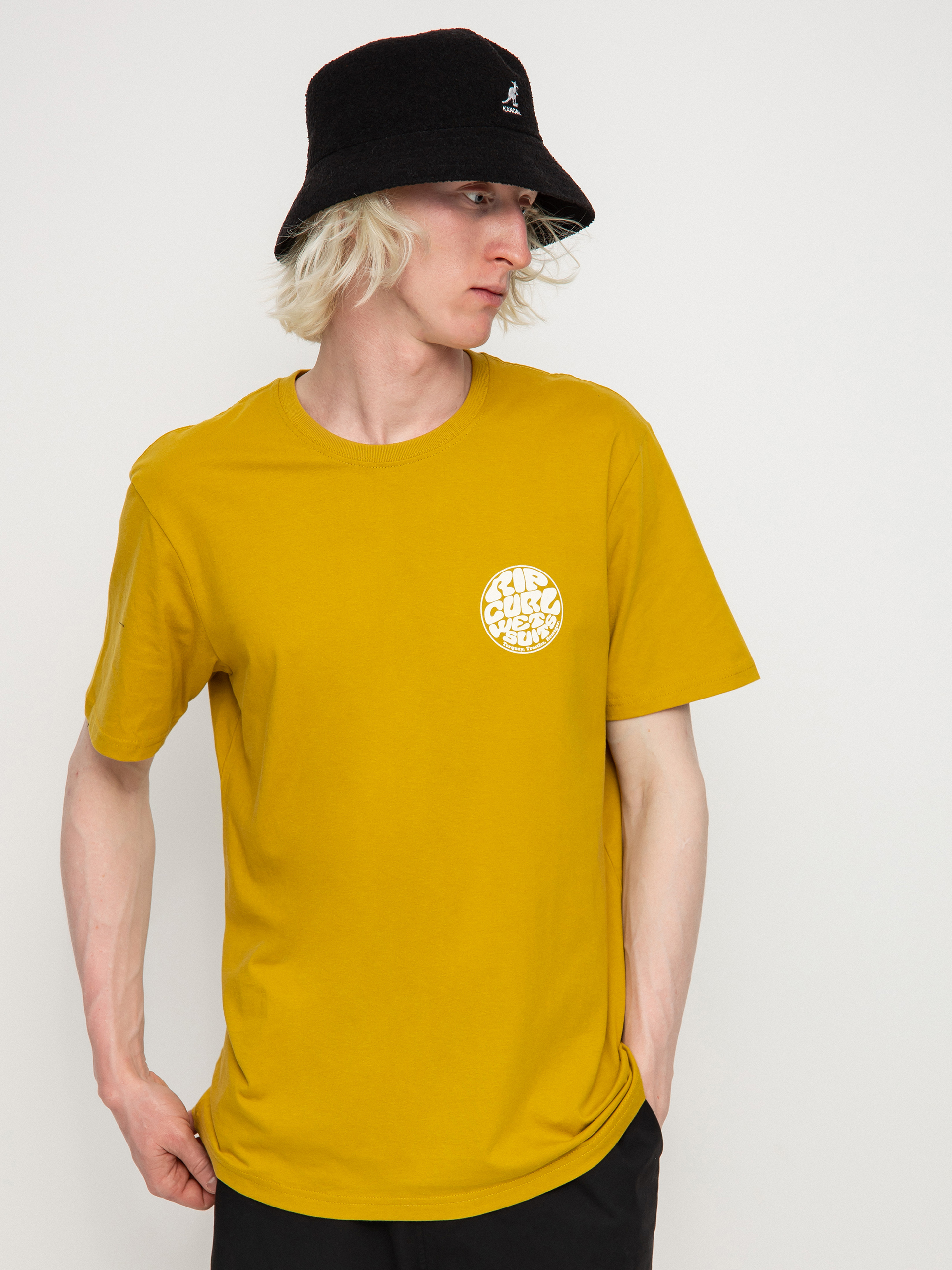 Tričko Rip Curl Wetsuit Icon (vintage yellow)
