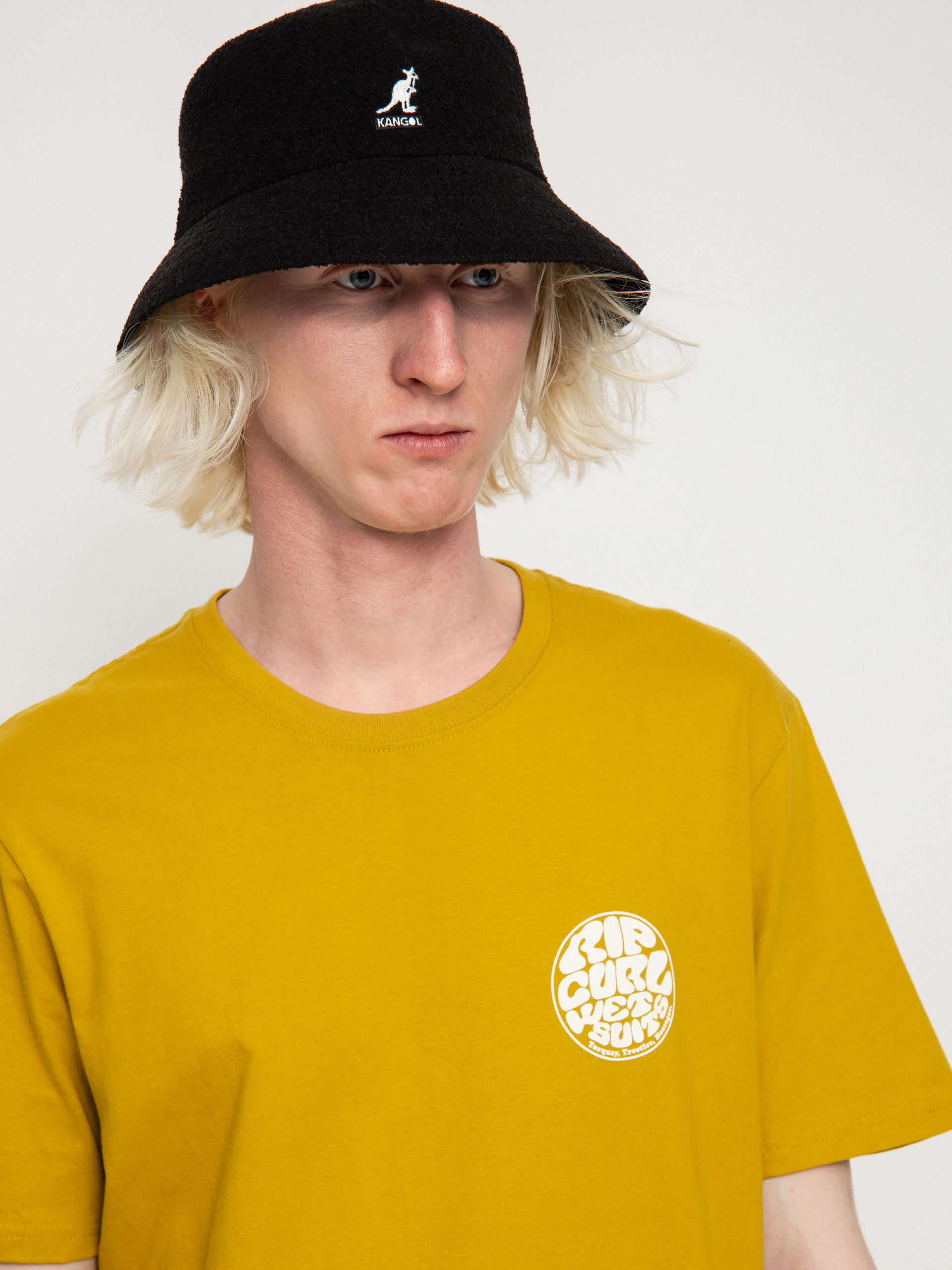 Tričko Rip Curl Wetsuit Icon (vintage yellow)