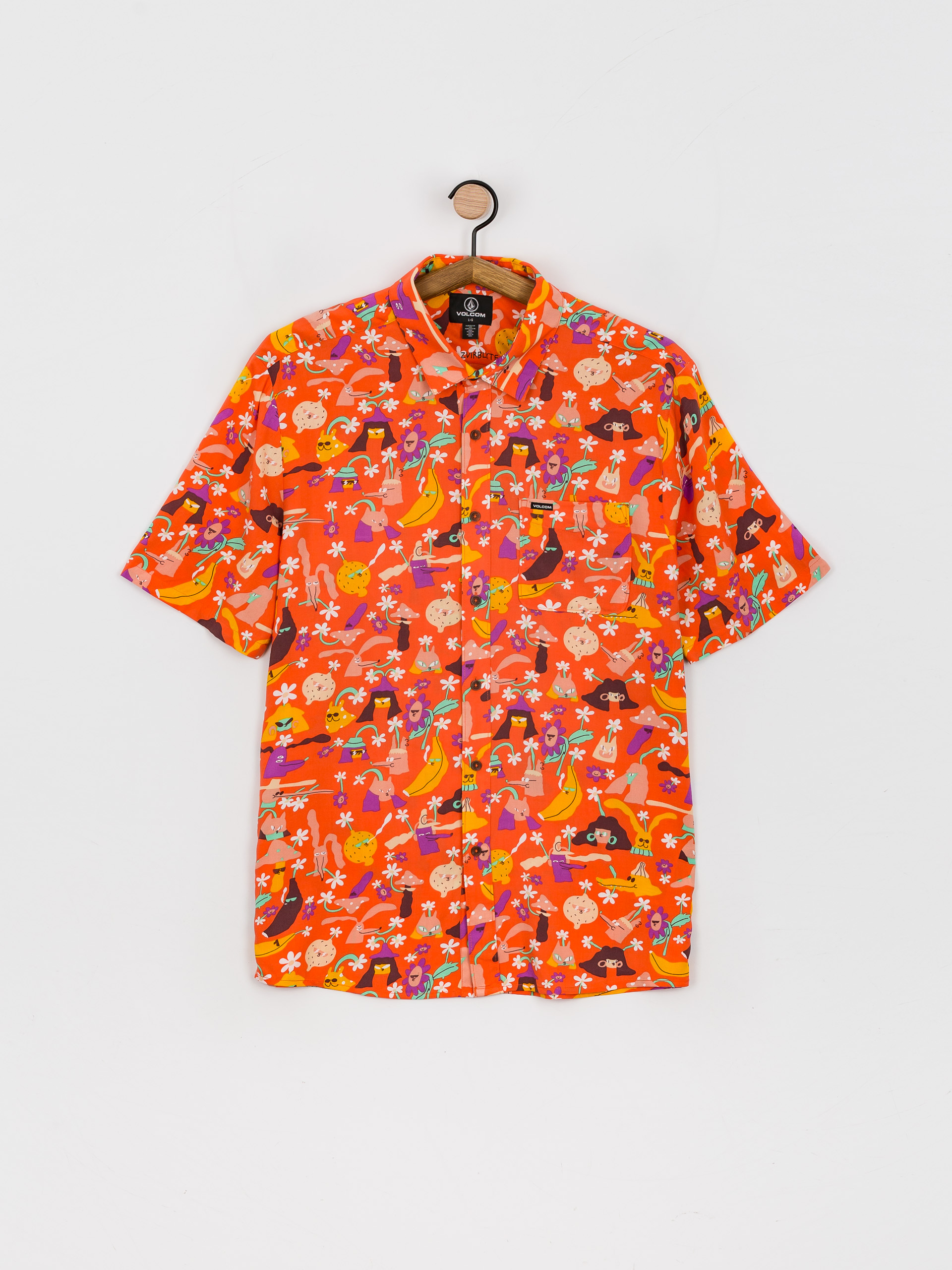 Košile Volcom Egle Zvirblyte (prt print)