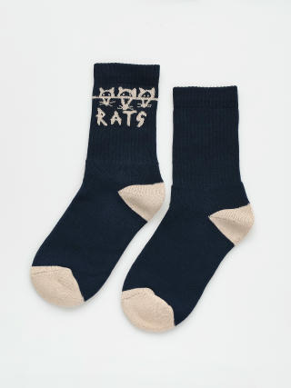 Ponožky Malita Rats (navy/beige)