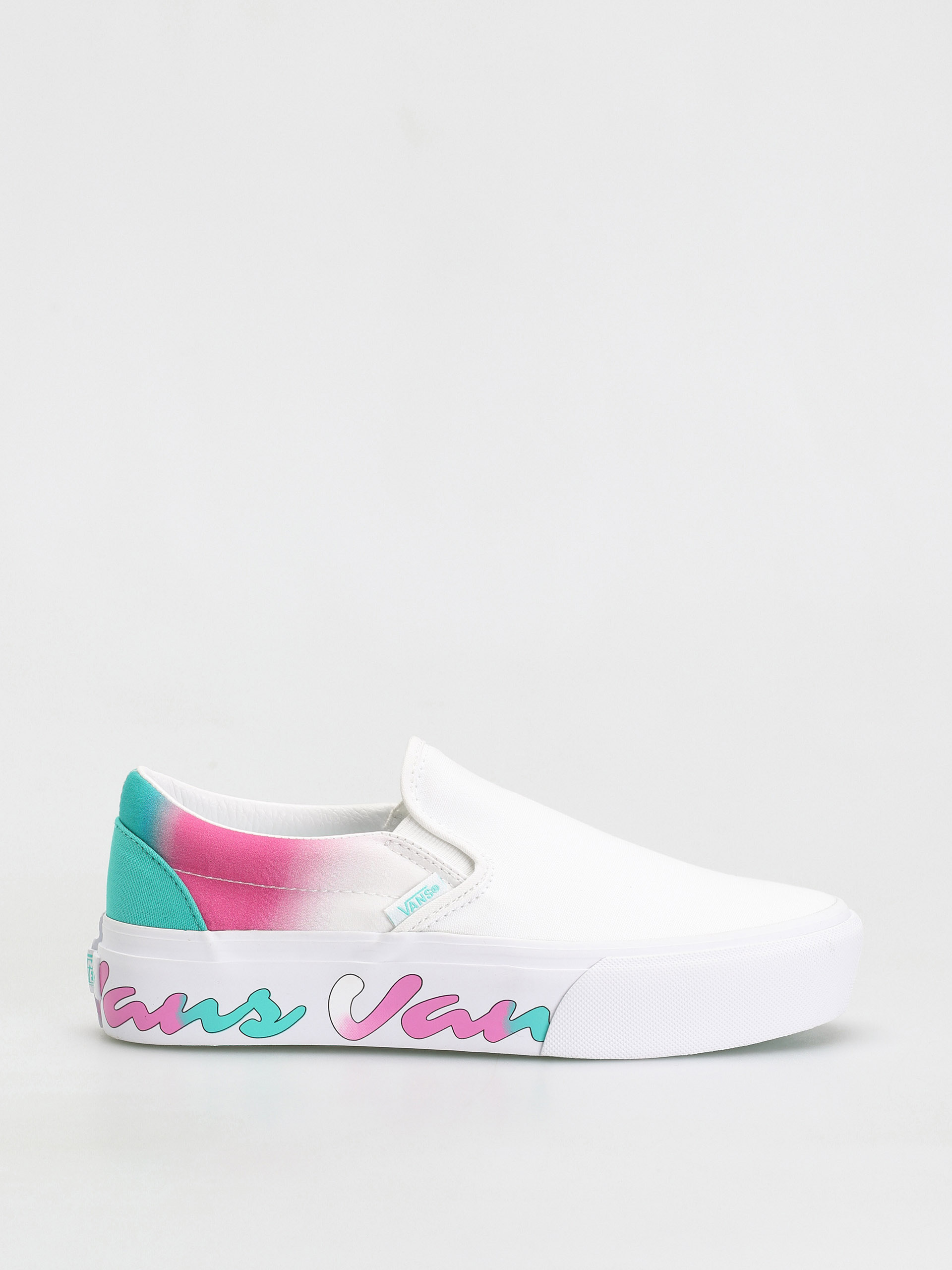 Boty Vans Classic Slip On Platform (spring fade/white/true white)