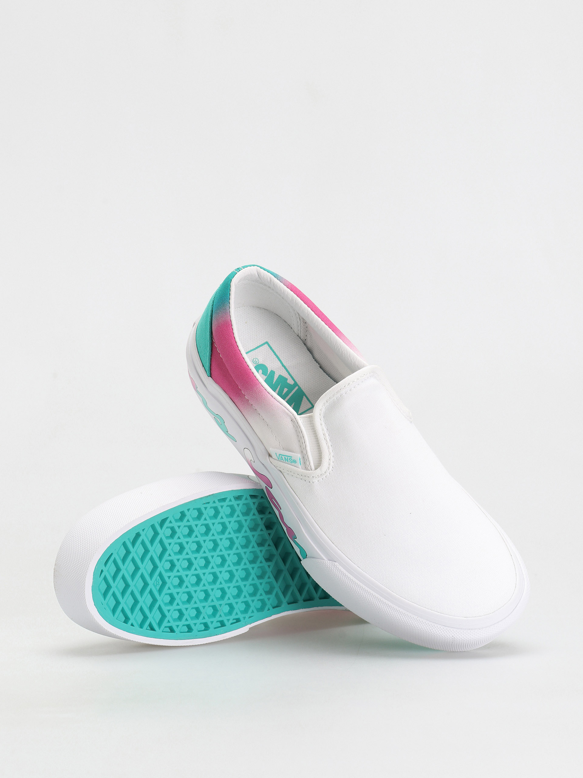Boty Vans Classic Slip On Platform (spring fade/white/true white)