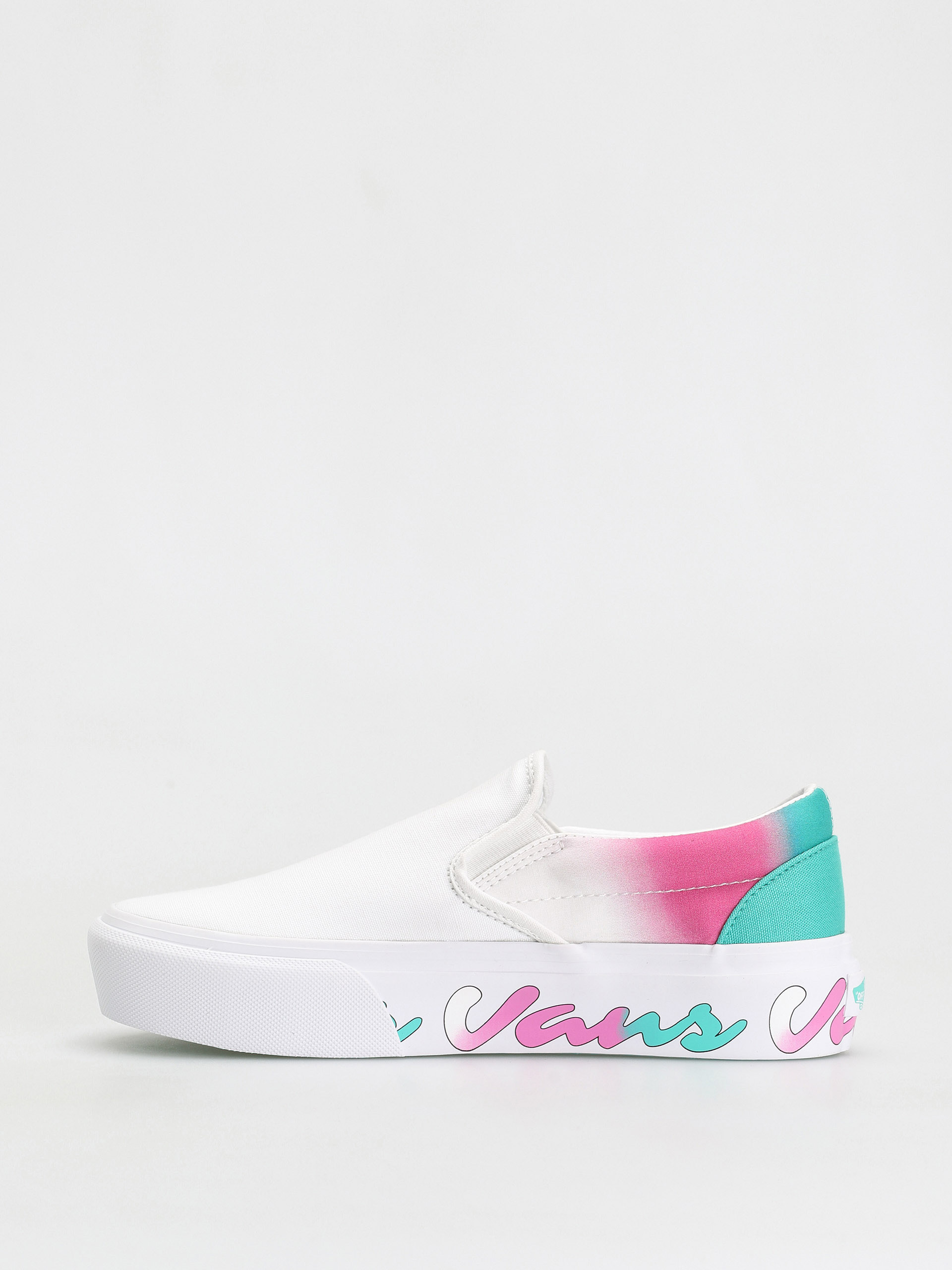 Boty Vans Classic Slip On Platform (spring fade/white/true white)