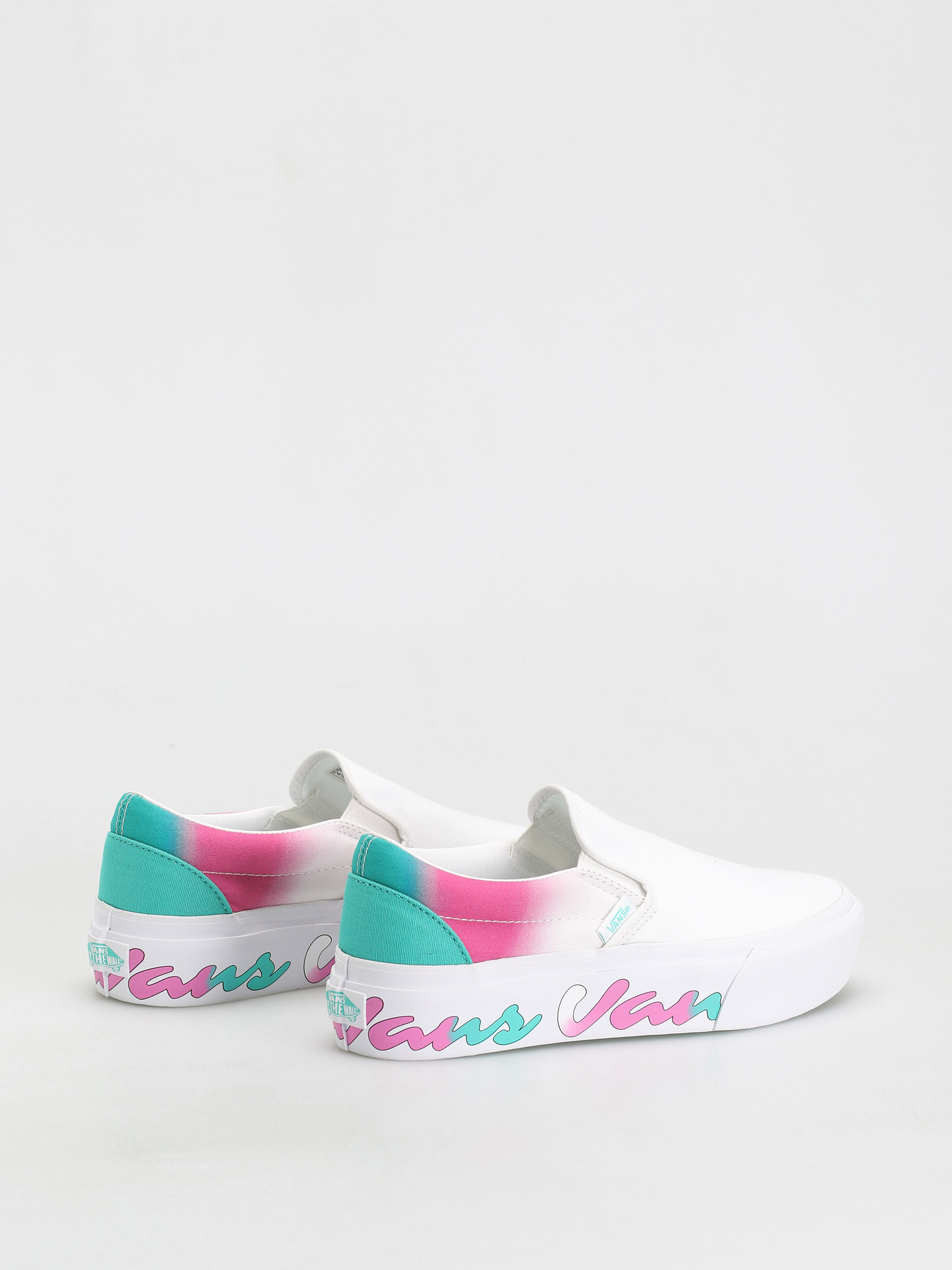 Boty Vans Classic Slip On Platform (spring fade/white/true white)