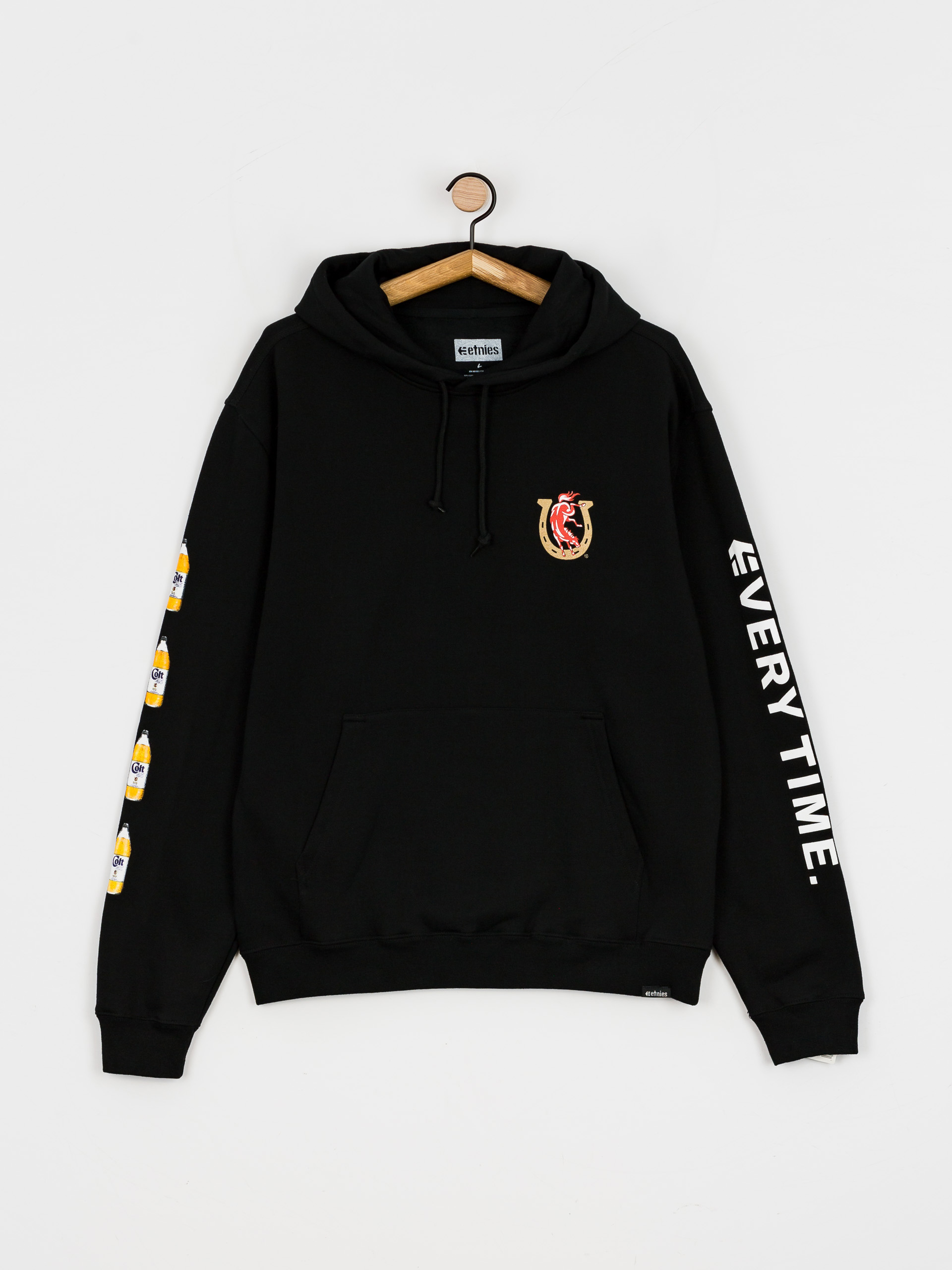 Mikina s kapucí Etnies Colt 45 HD (black)