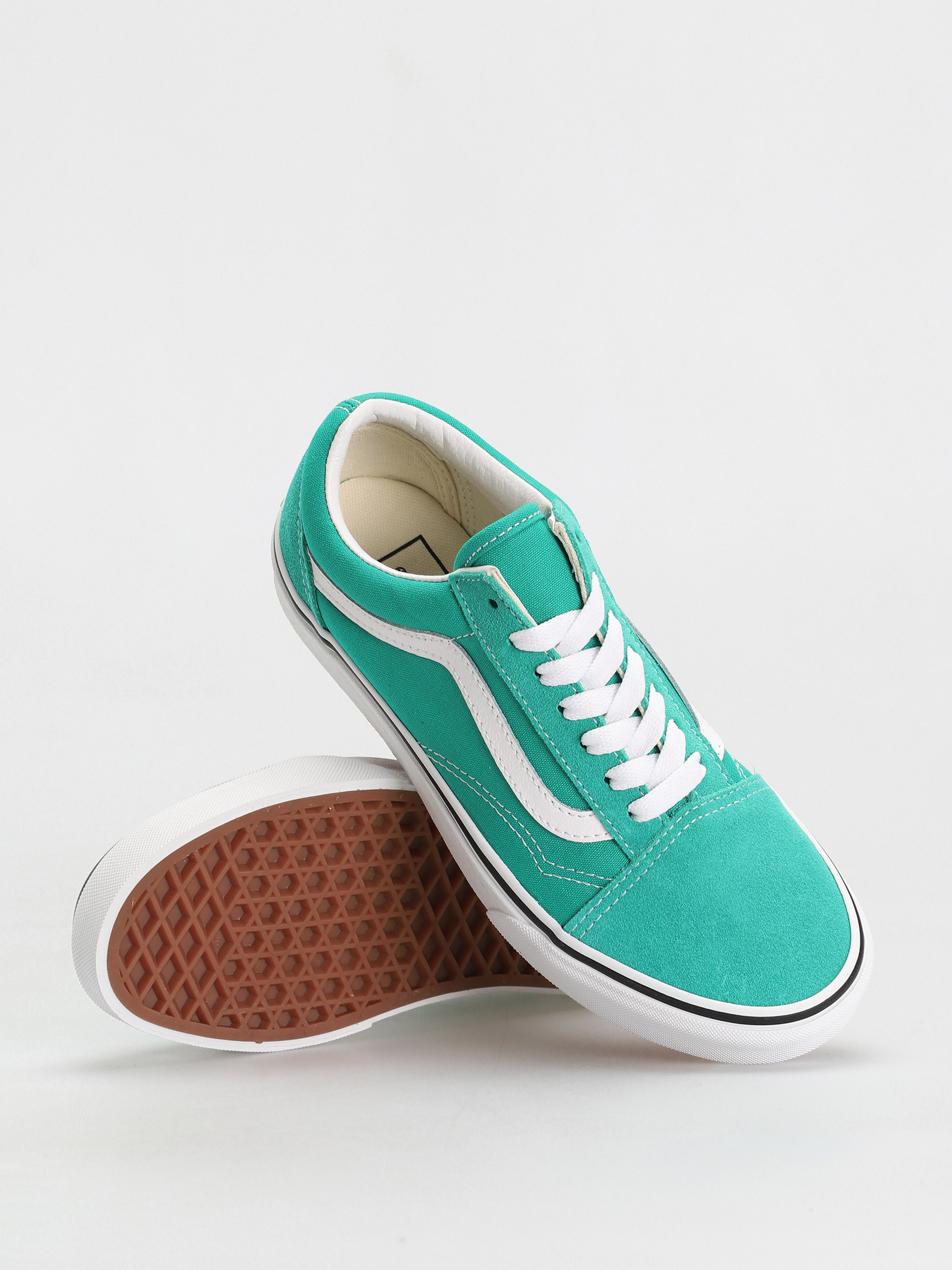 Boty Vans Old Skool (pepper green/true white)