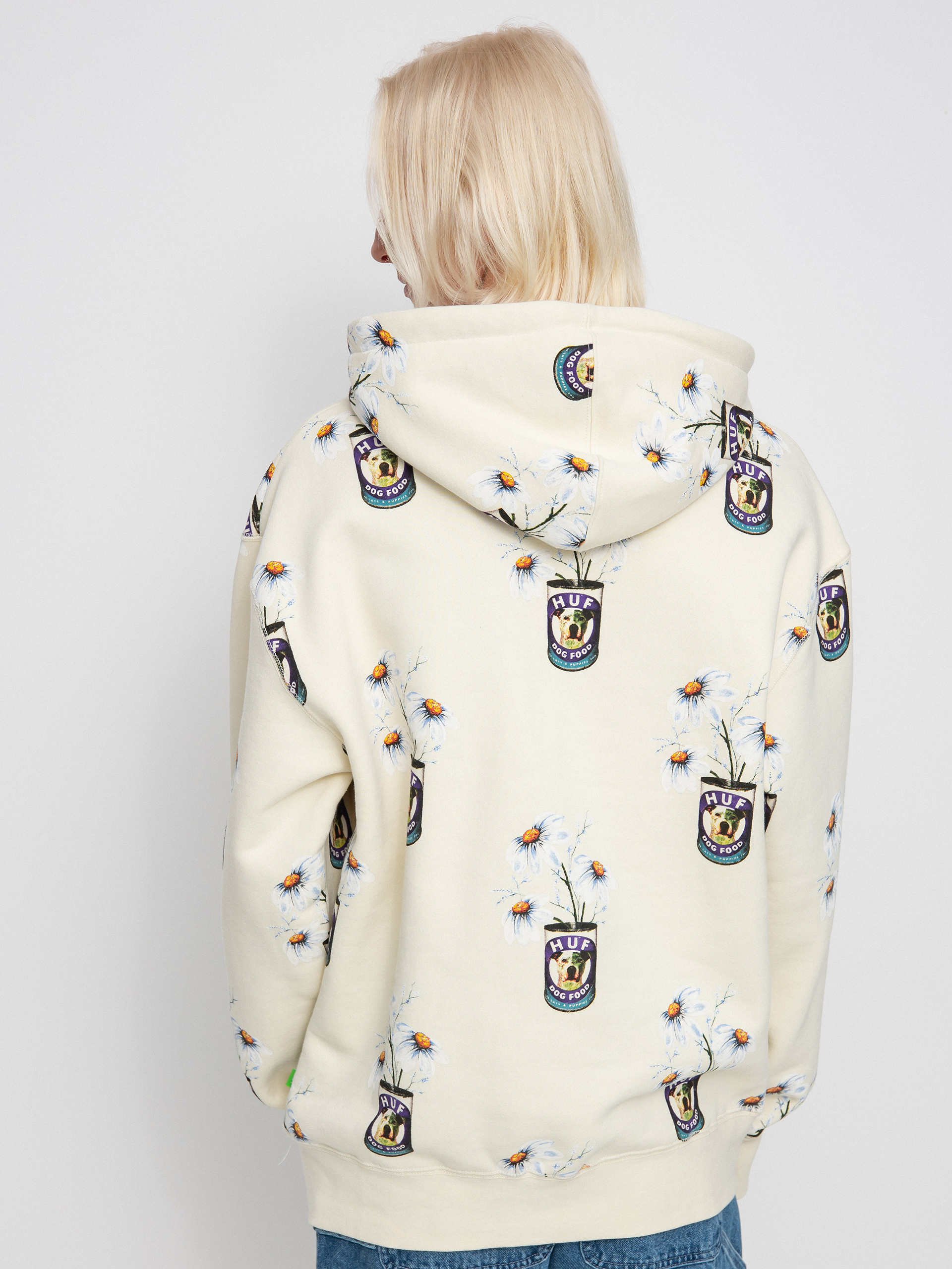 Mikina s kapucí HUF Canned HD (off white)