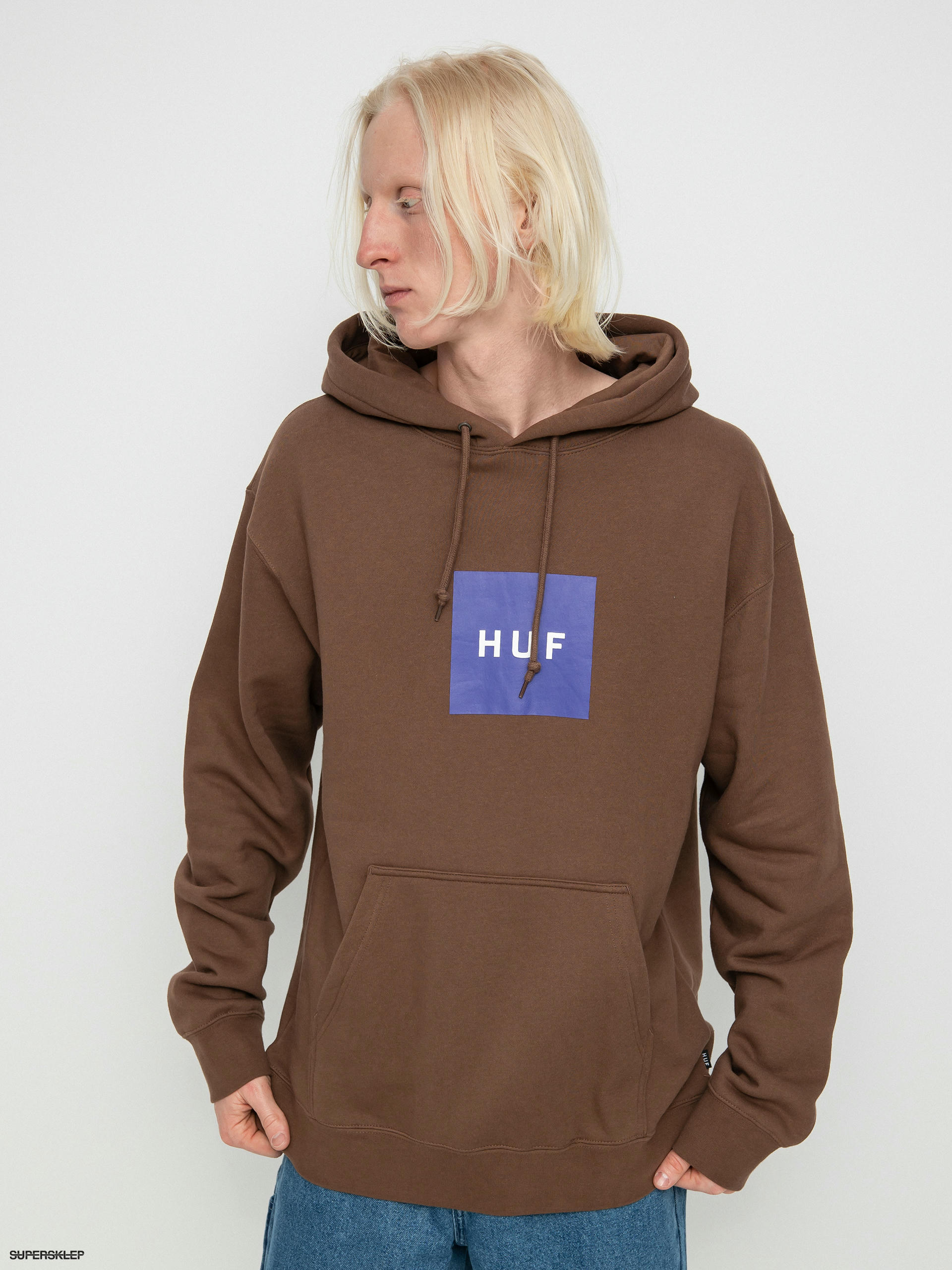 HUF Essentials Box Logo Pullover Hoodie