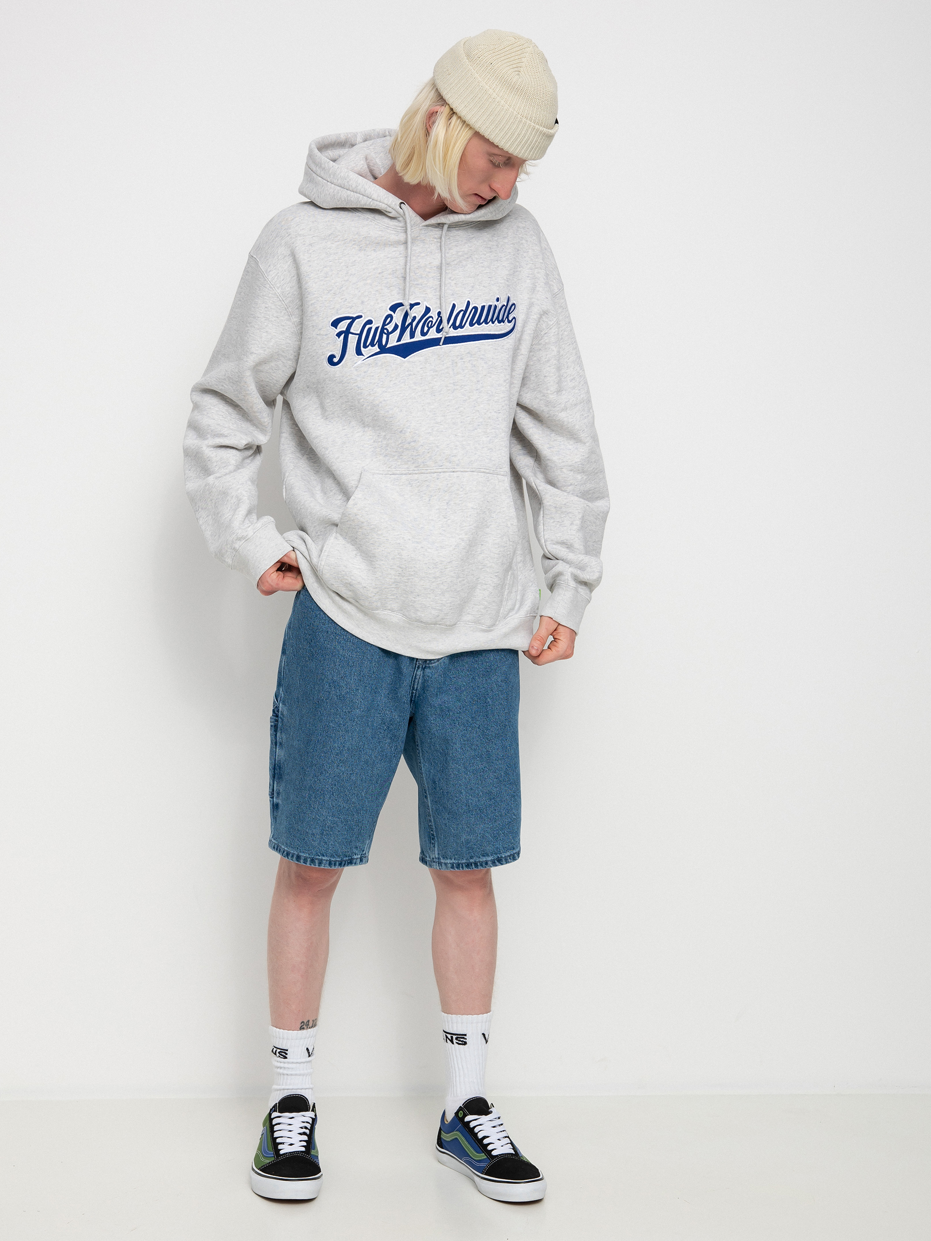 Mikina s kapucí HUF Crackerjack HD (athletic heather)