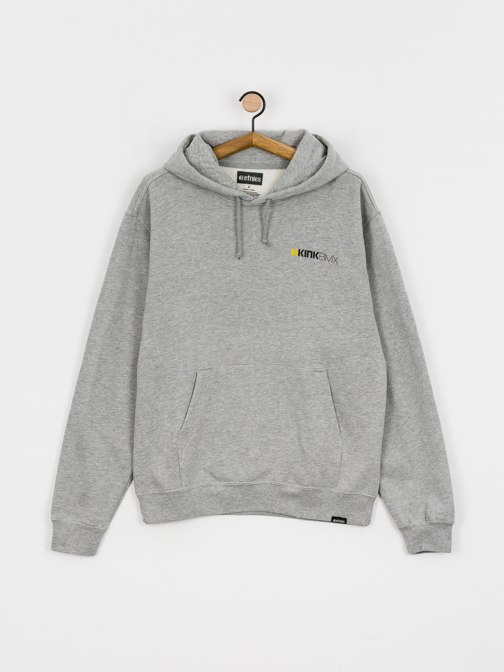 Mikina s kapucí Etnies Kink Bmx HD (grey/heather)