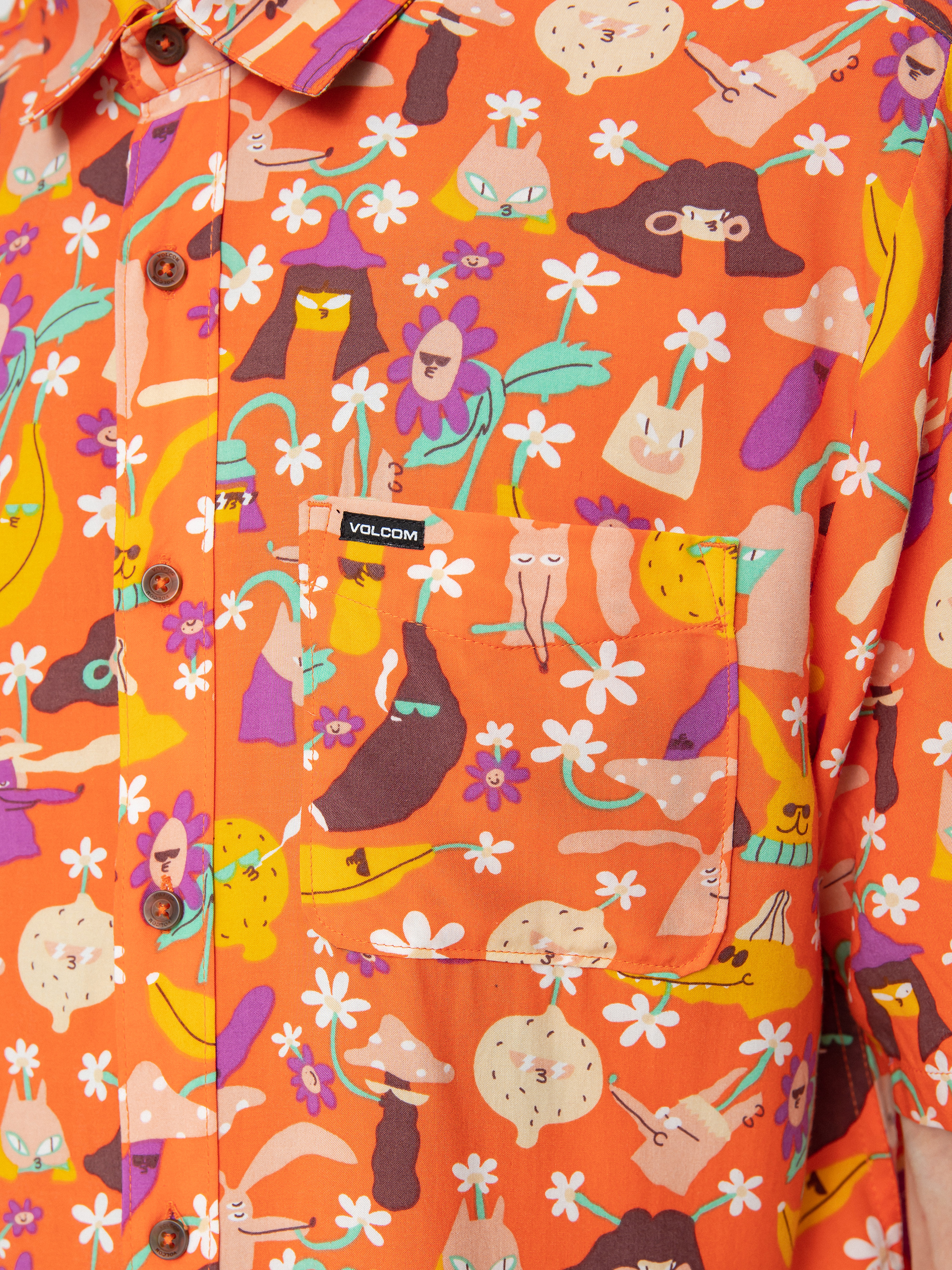 Košile Volcom Egle Zvirblyte (prt print)