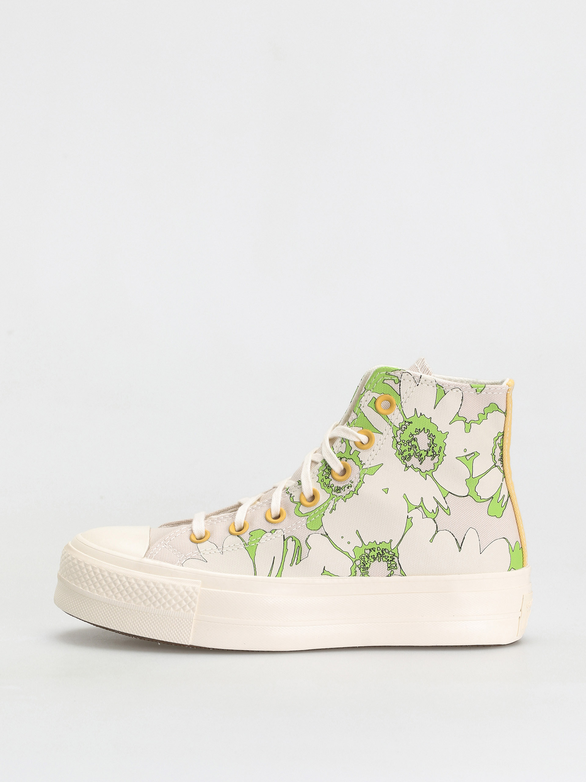 Boty Converse Chuck Taylor All Star Lift Hi Wmn (desert sand/lime rave/egret)