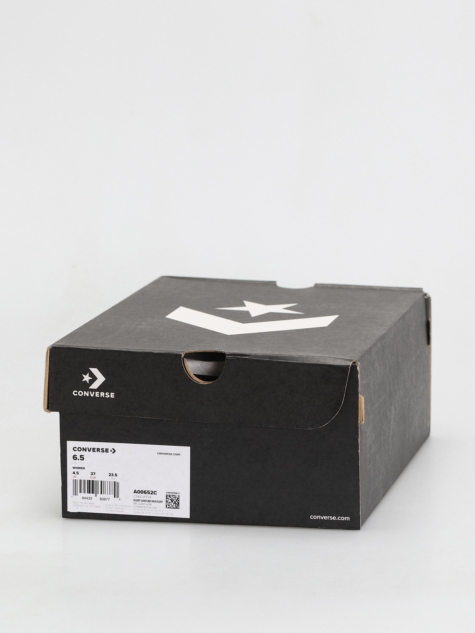 Boty Converse Chuck Taylor All Star Lift Hi Wmn (desert sand/lime rave/egret)