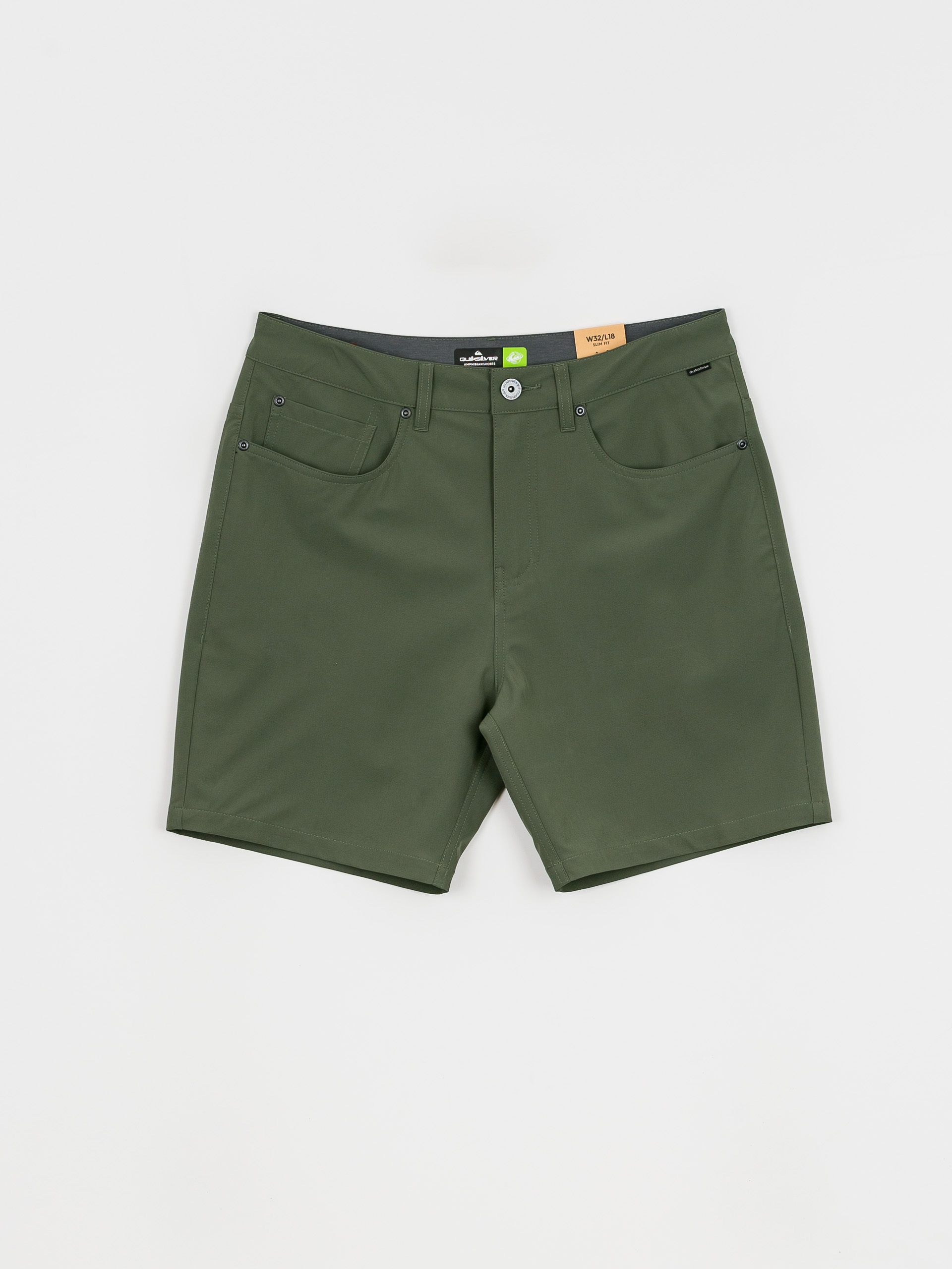 Kraťasy Quiksilver Nelson Drytwill Amphibian 18 (thyme)