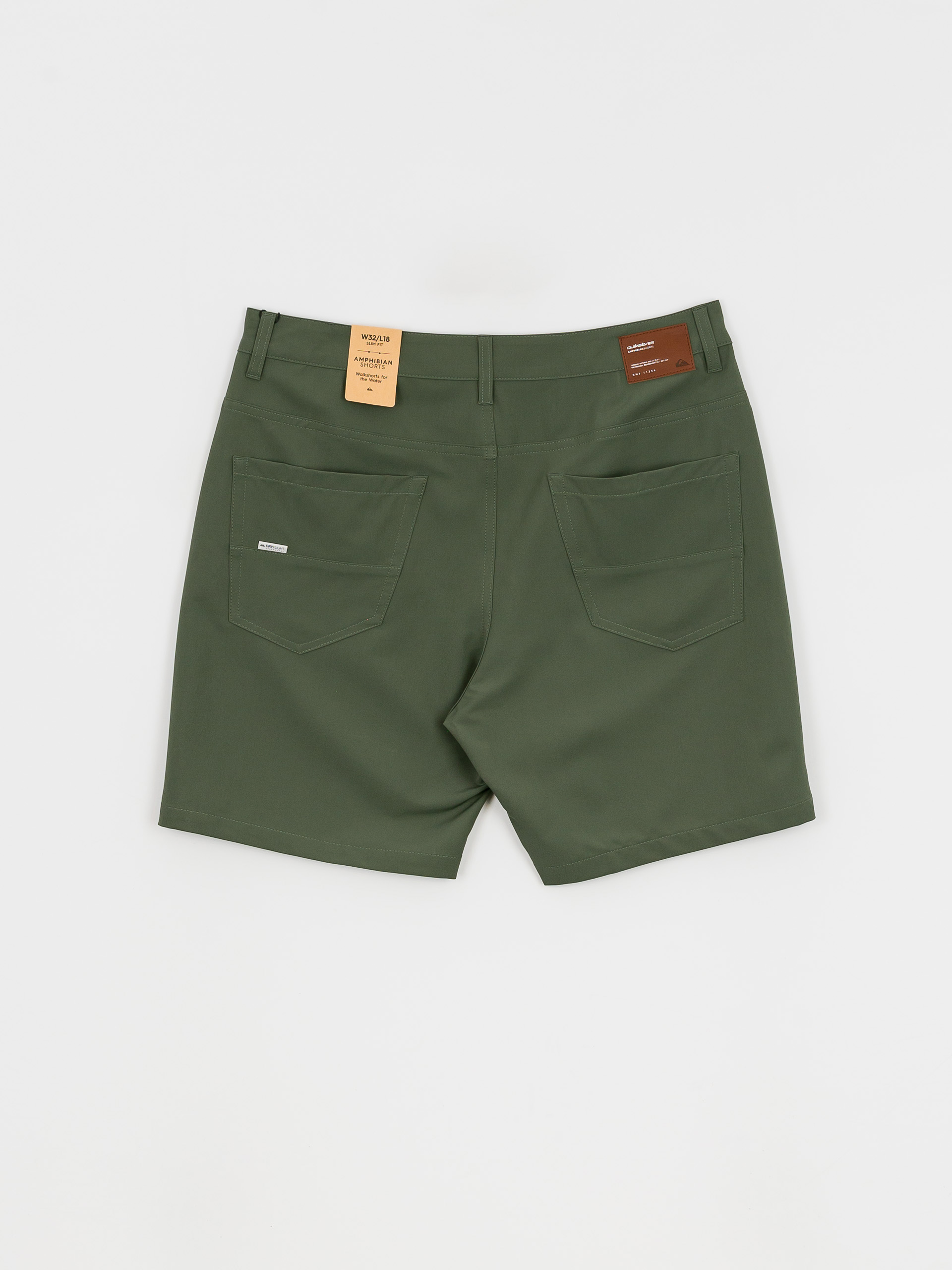 Kraťasy Quiksilver Nelson Drytwill Amphibian 18 (thyme)