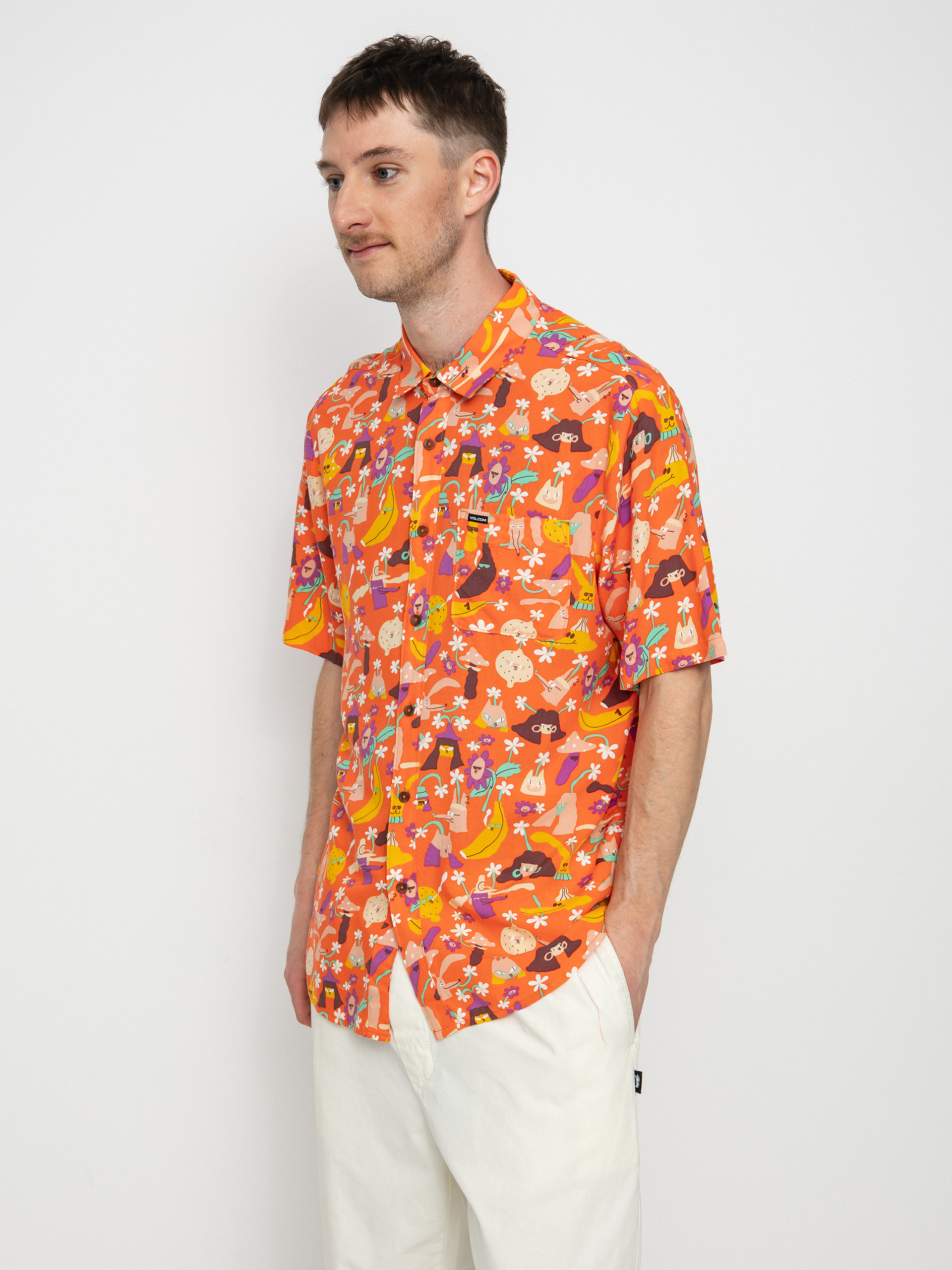 Košile Volcom Egle Zvirblyte (prt print)