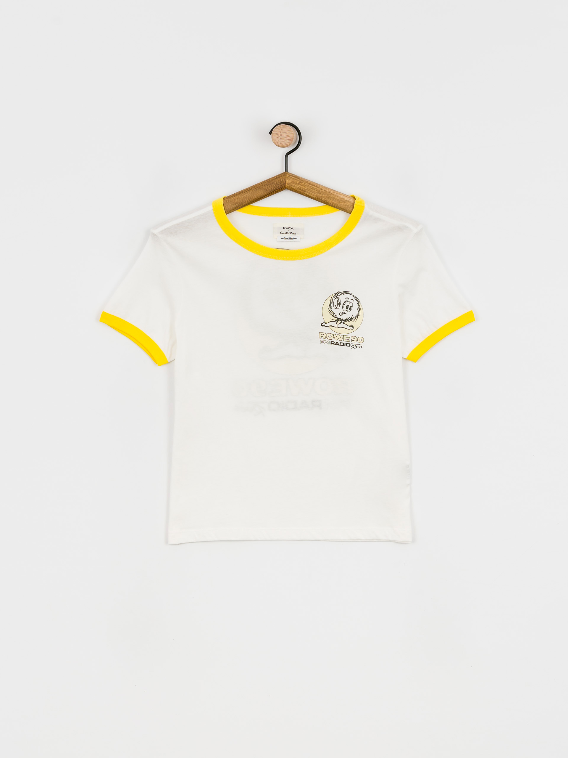 Tričko RVCA Rowe Radio Wmn (vintage white)