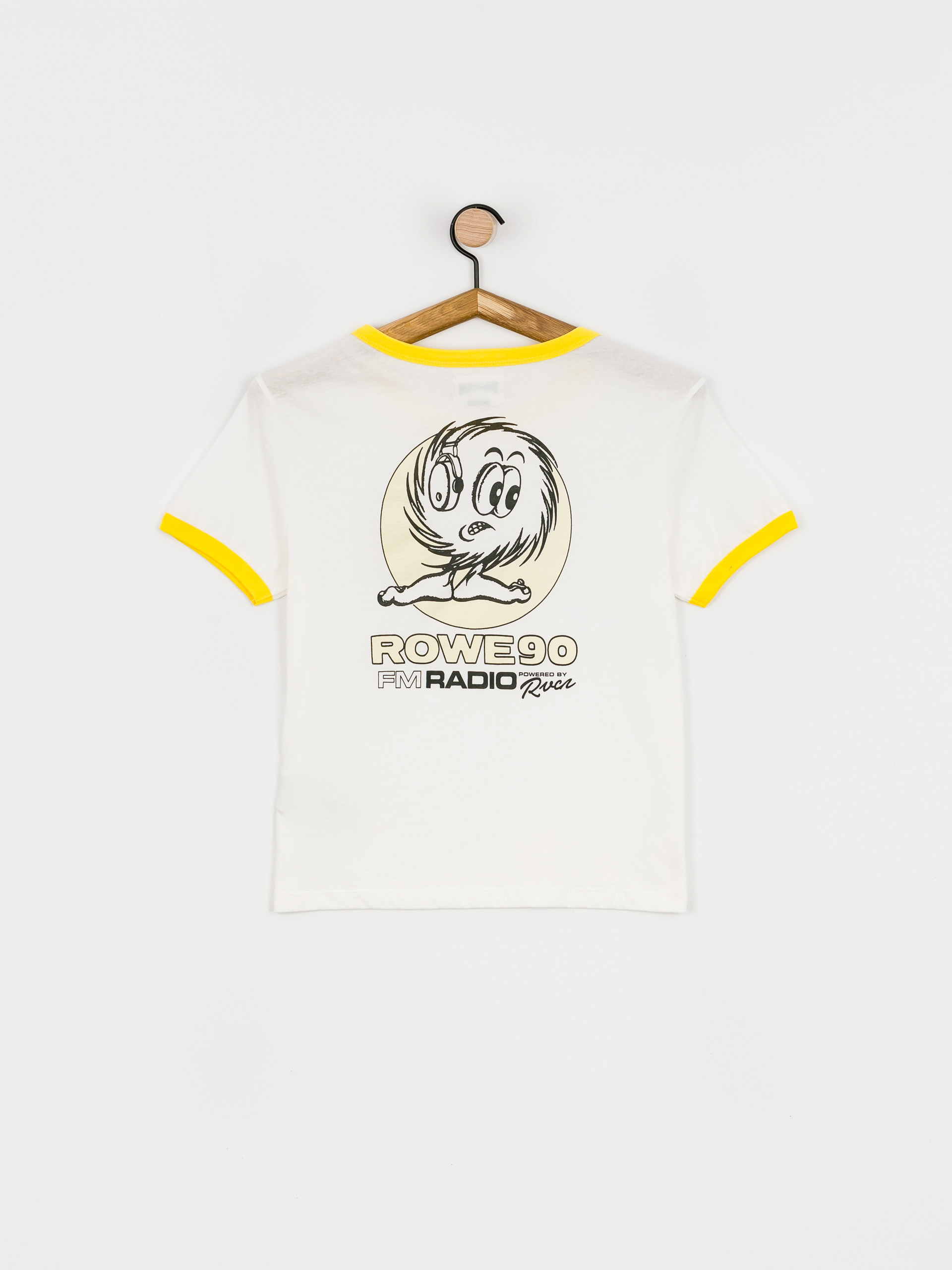 Tričko RVCA Rowe Radio Wmn (vintage white)