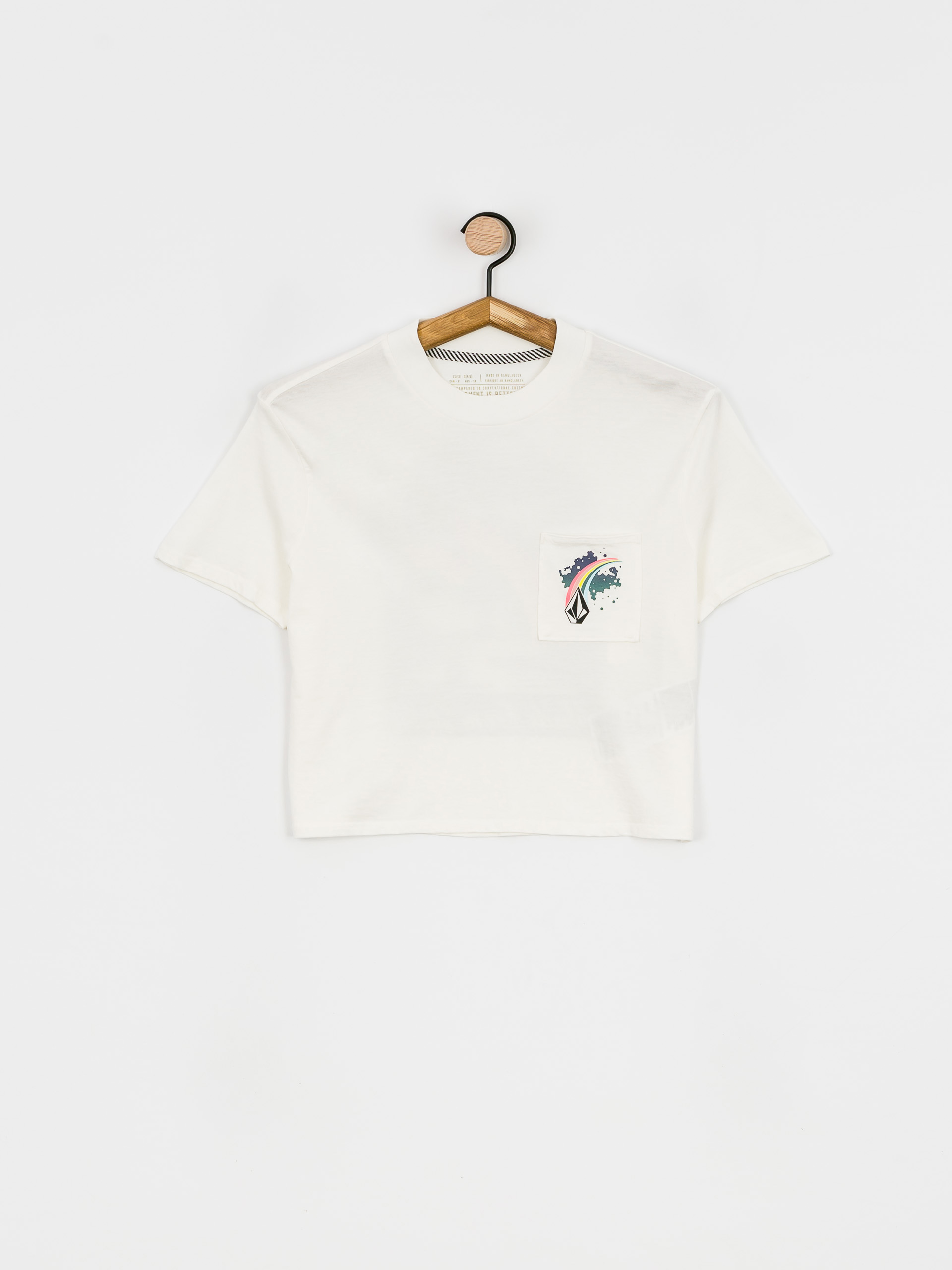 Tričko Volcom Pocket Dial Wmn (star white)