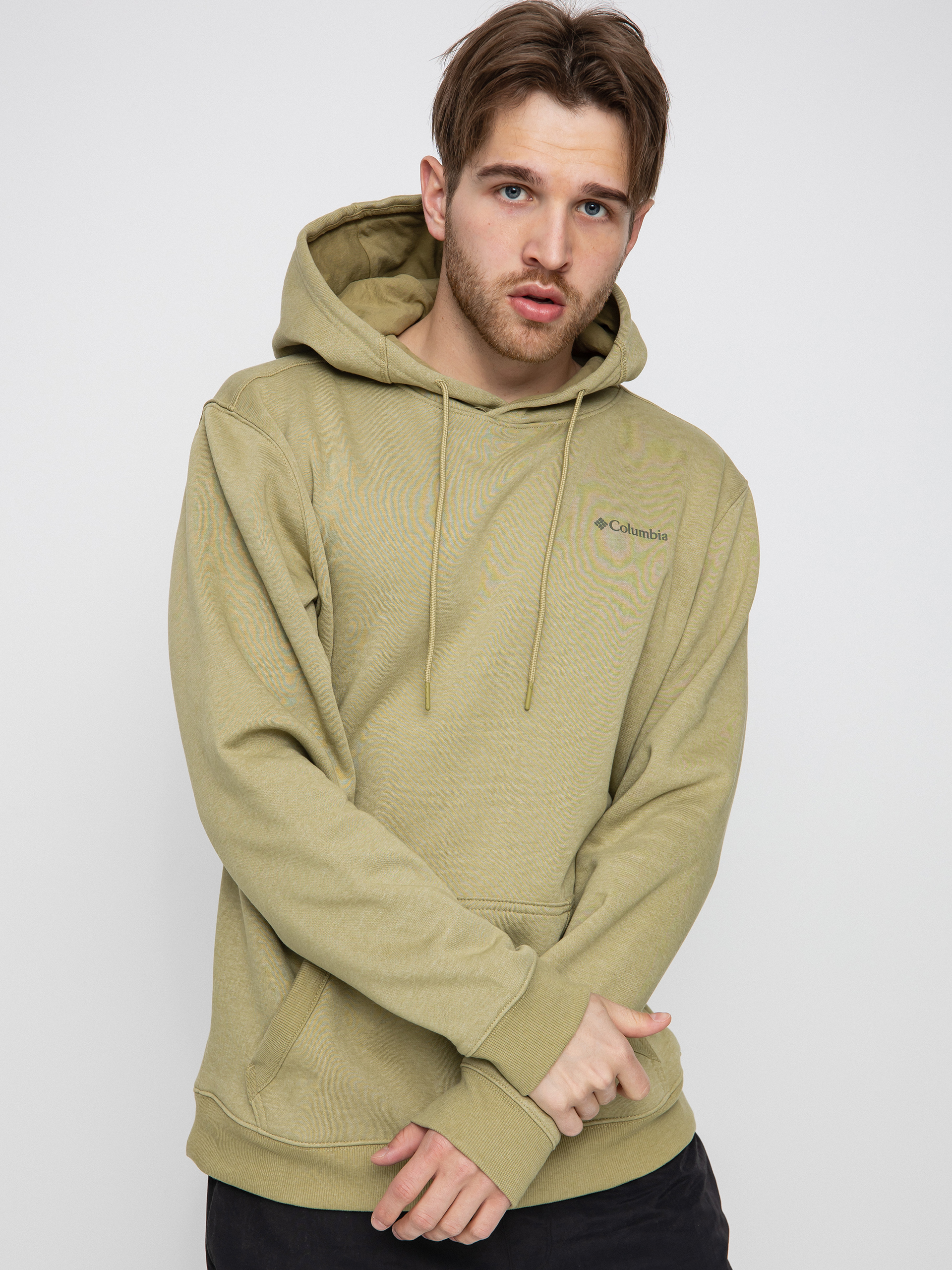 Mikina s kapucí Columbia Basic Logo HD (savory heather)