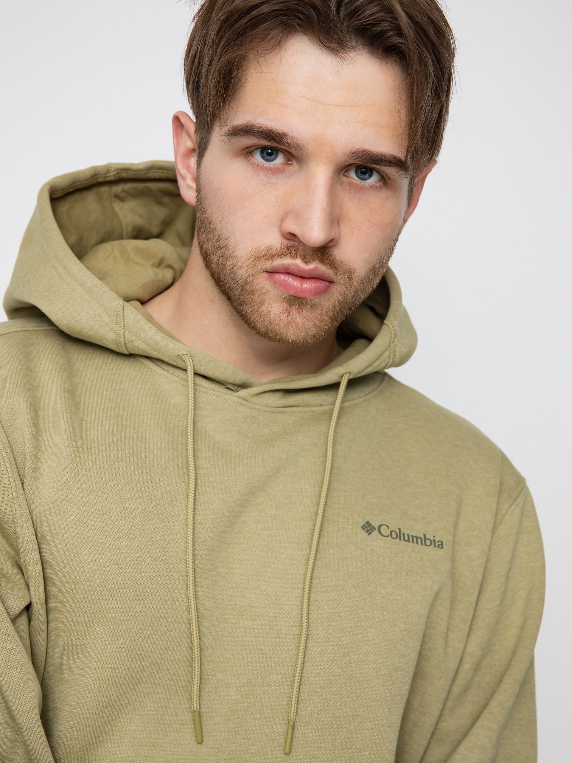 Mikina s kapucí Columbia Basic Logo HD (savory heather)
