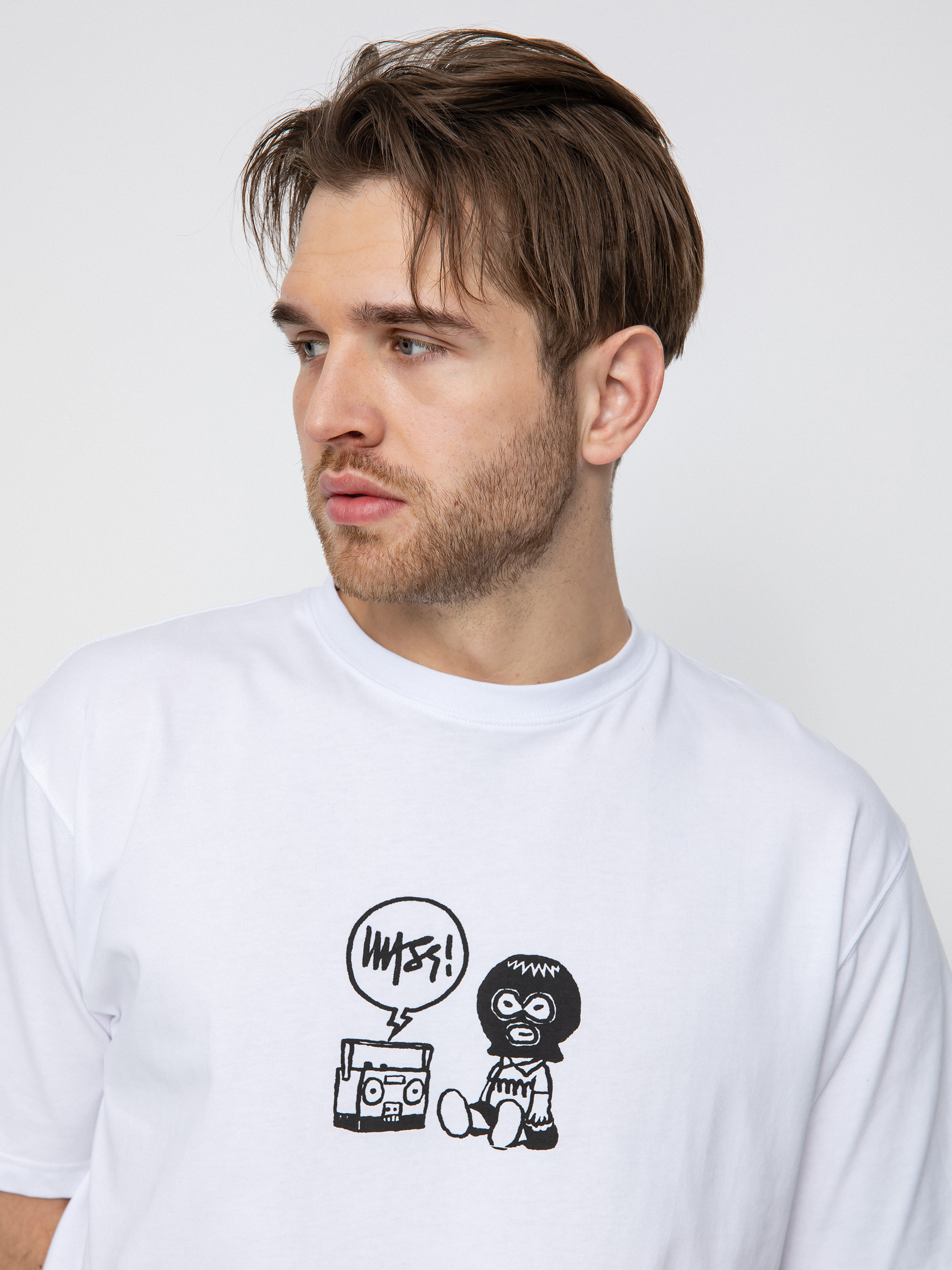 Tričko MassDnm Hard Knock Life (white)