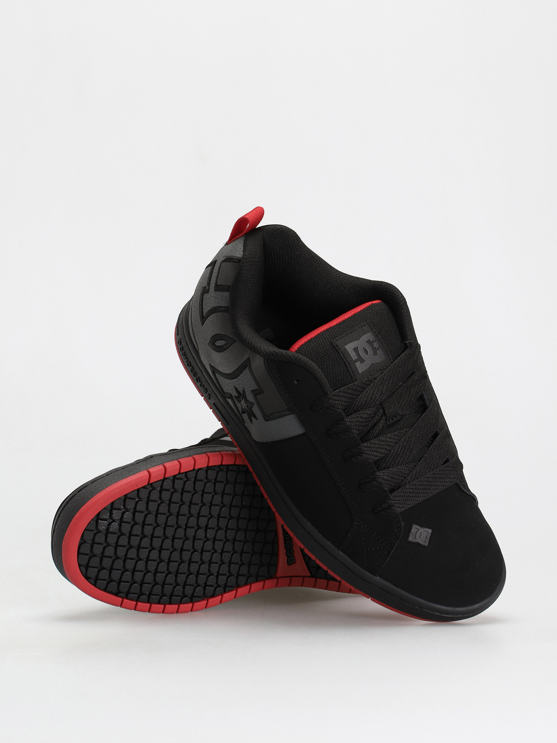 Boty DC Court Graffik Sq (black/grey/red)