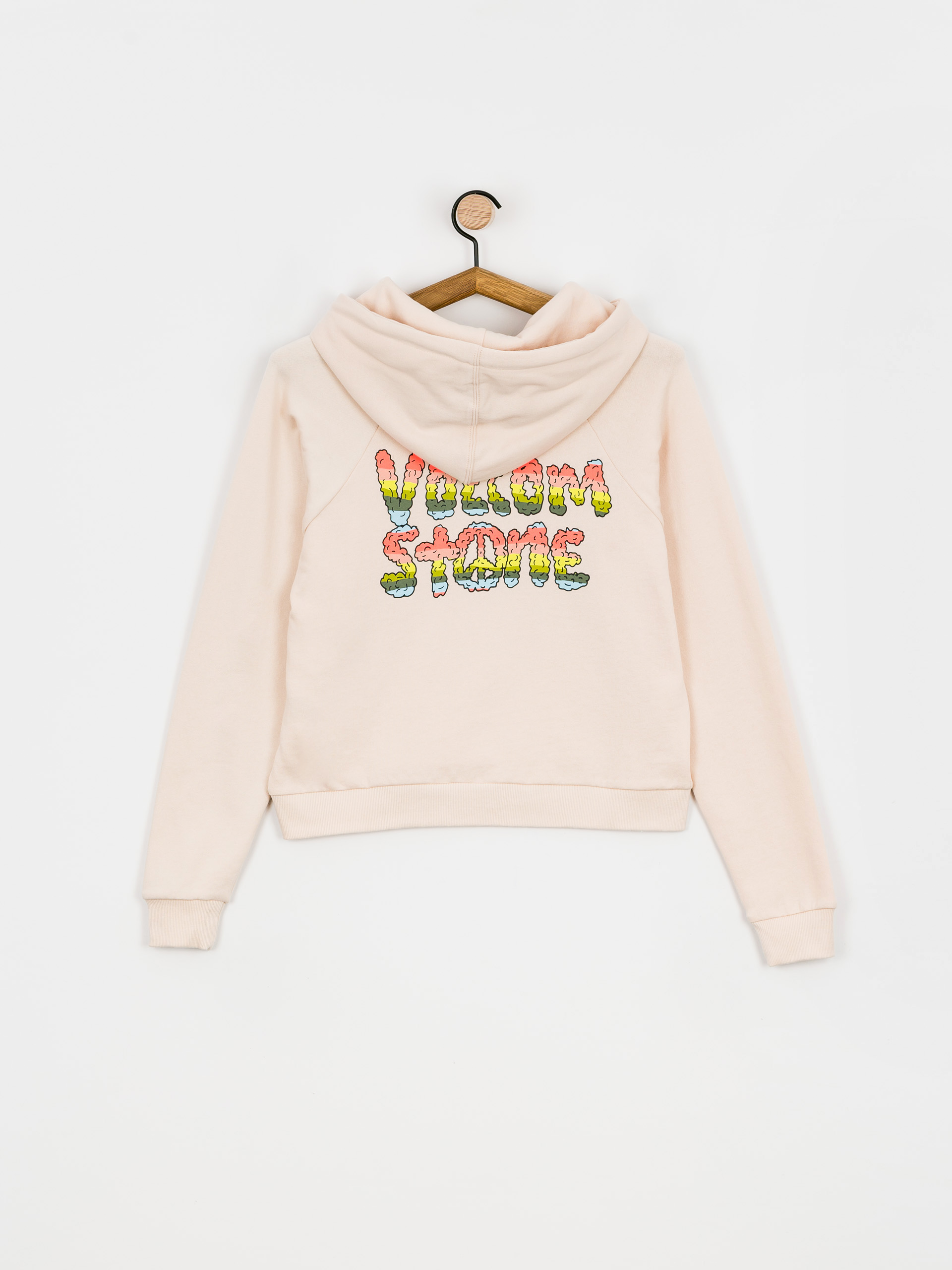 Mikina s kapucí Volcom Truly Stokin HD Wmn (sand brown)