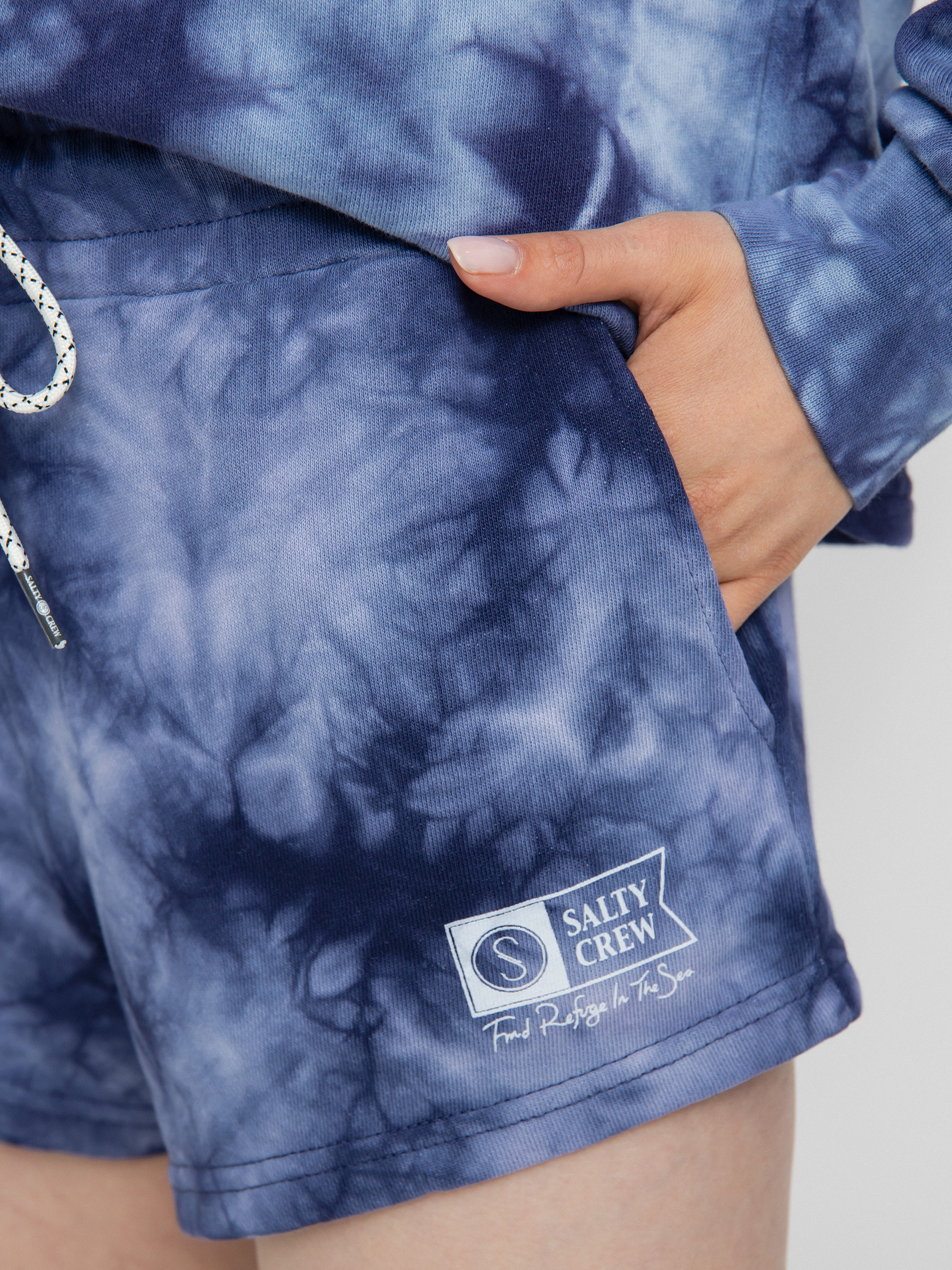 Kraťasy Salty Crew Sand Set Wmn (navy tie dye)