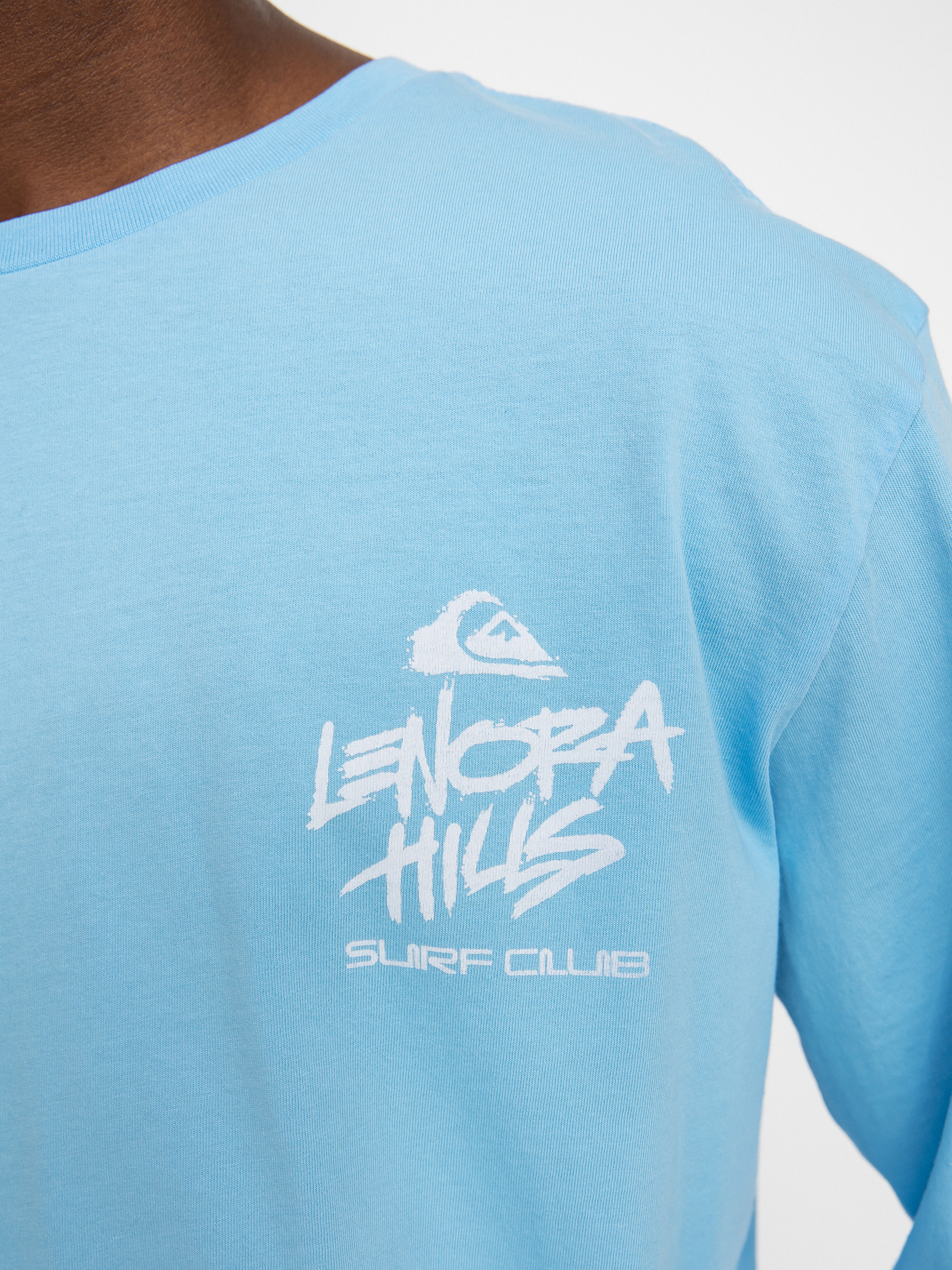 Triko Quiksilver X Stranger Things Lenora Hills Surf Club (airy blue)