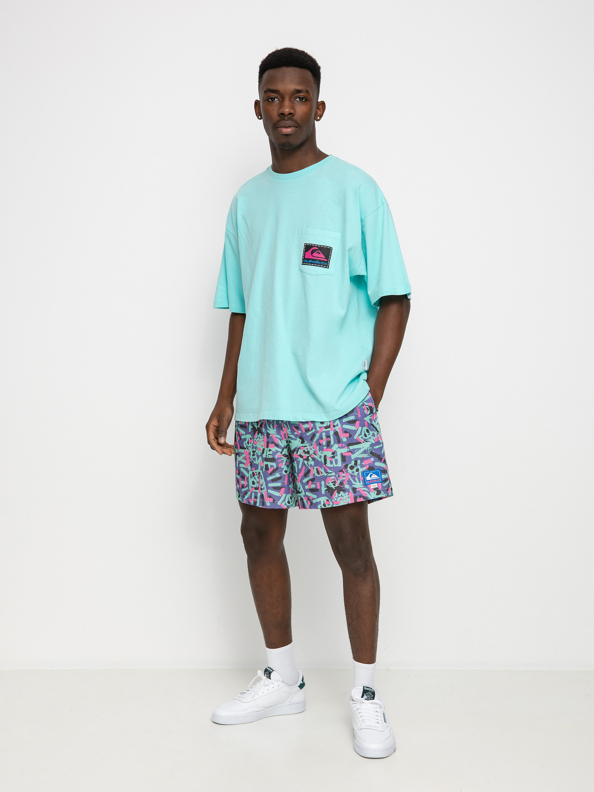 Tričko Quiksilver X Stranger Things Rainbow (little boy blue)