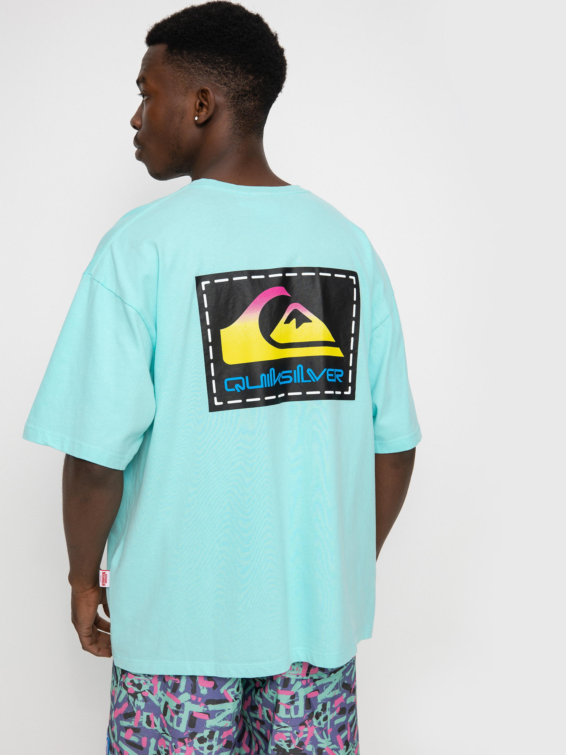 Tričko Quiksilver X Stranger Things Rainbow (little boy blue)