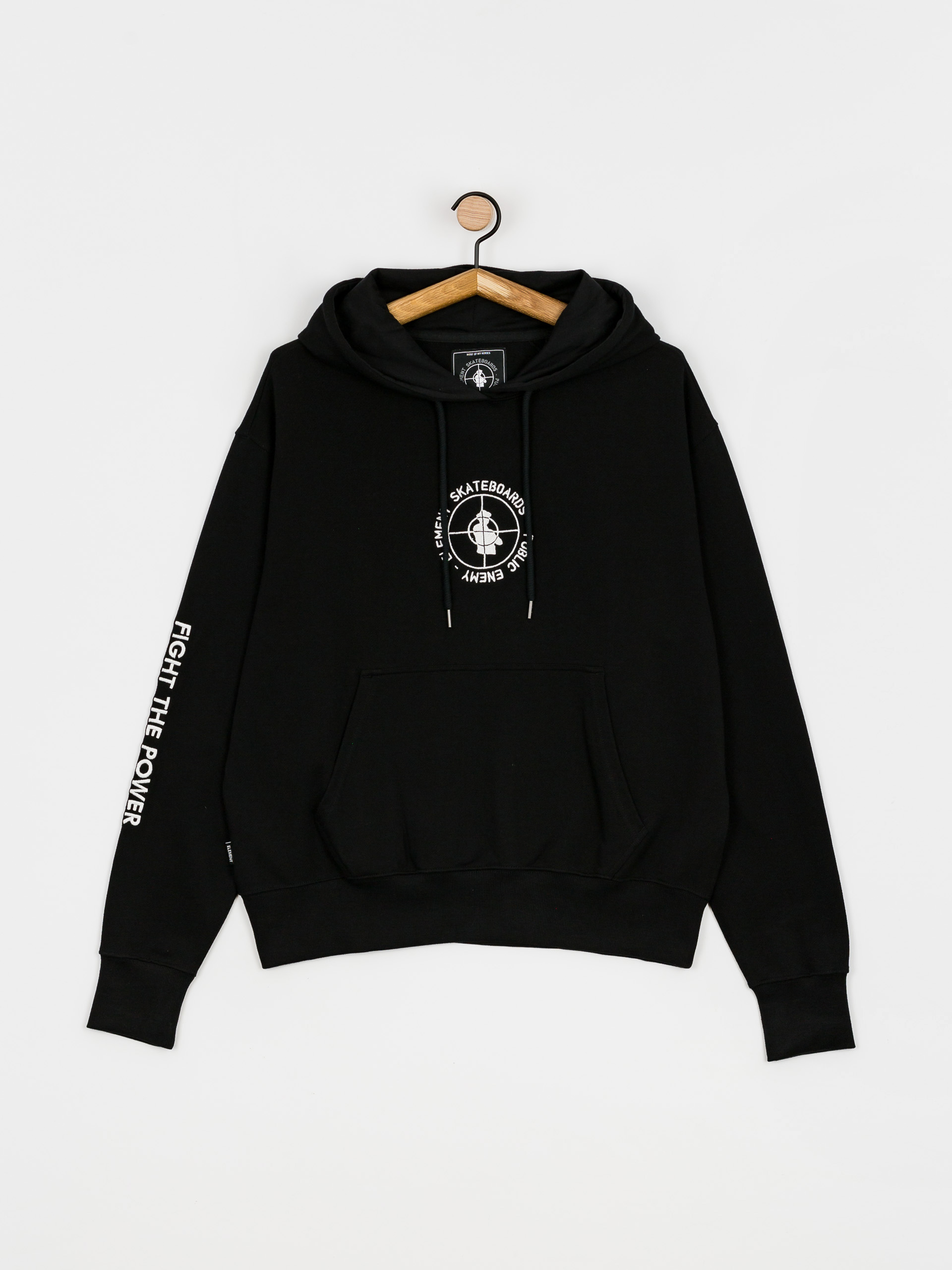 Mikina s kapucí Element Pexe Target HD (black)