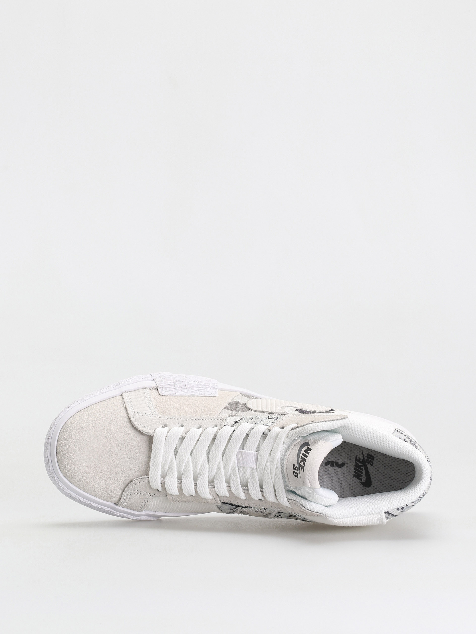 Boty Nike SB Zoom Blazer Mid Premium (white/smoke grey white pure platinum)