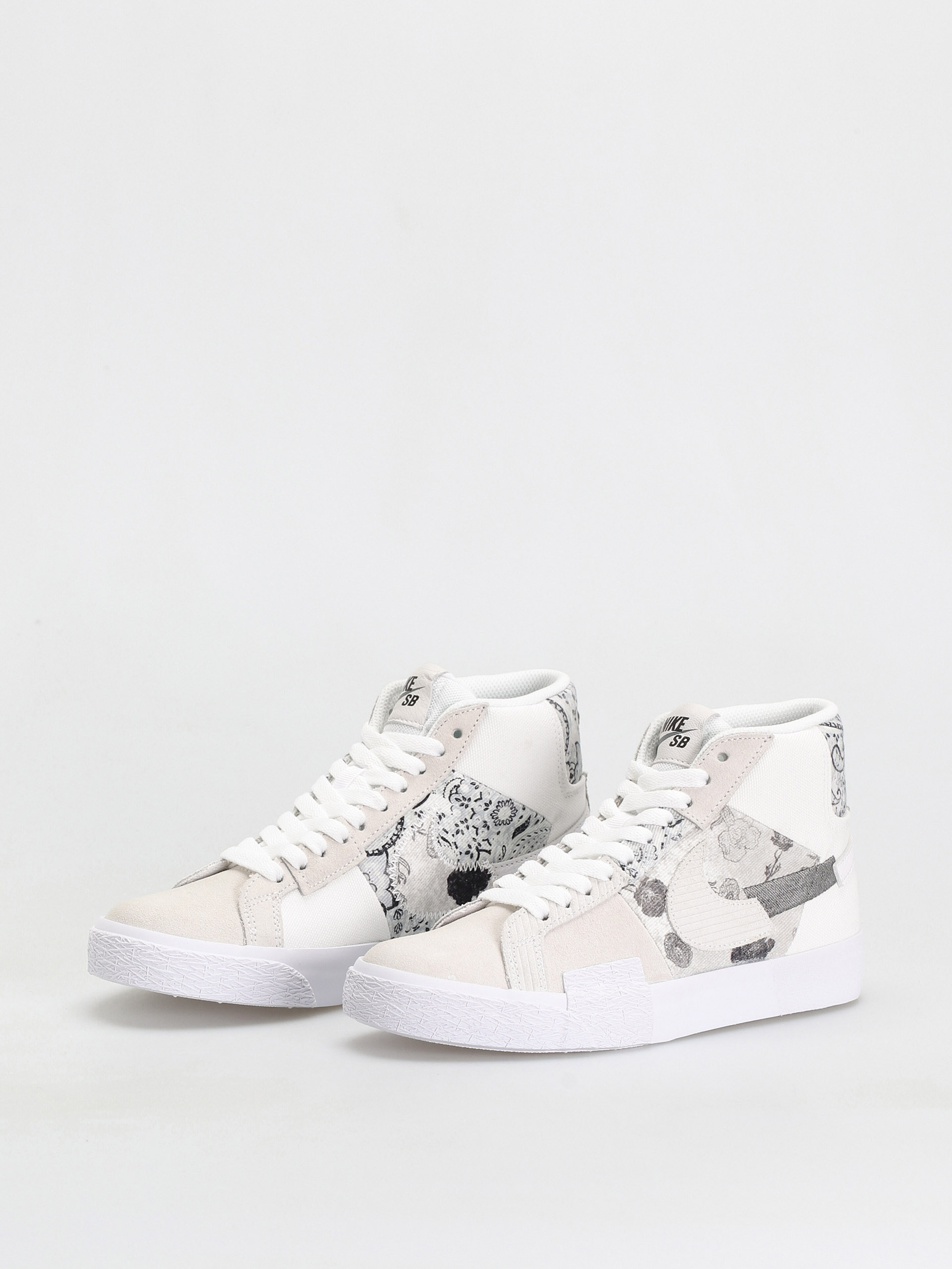 Boty Nike SB Zoom Blazer Mid Premium (white/smoke grey white pure platinum)