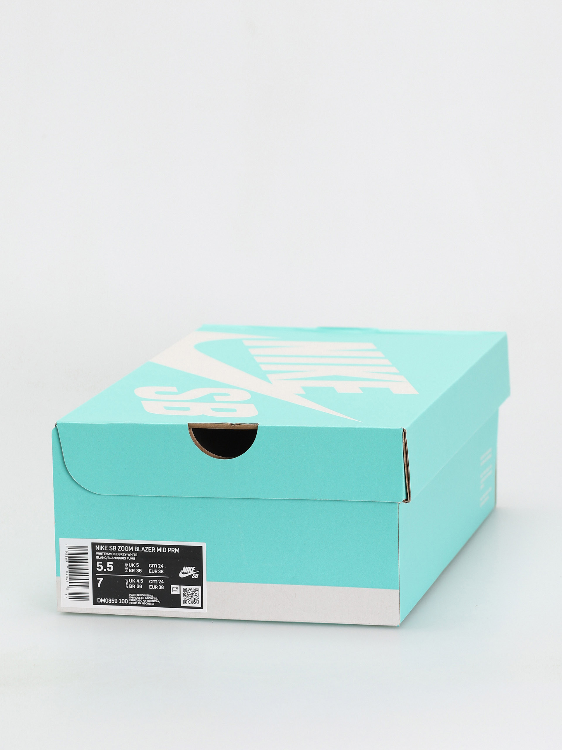 Boty Nike SB Zoom Blazer Mid Premium (white/smoke grey white pure platinum)