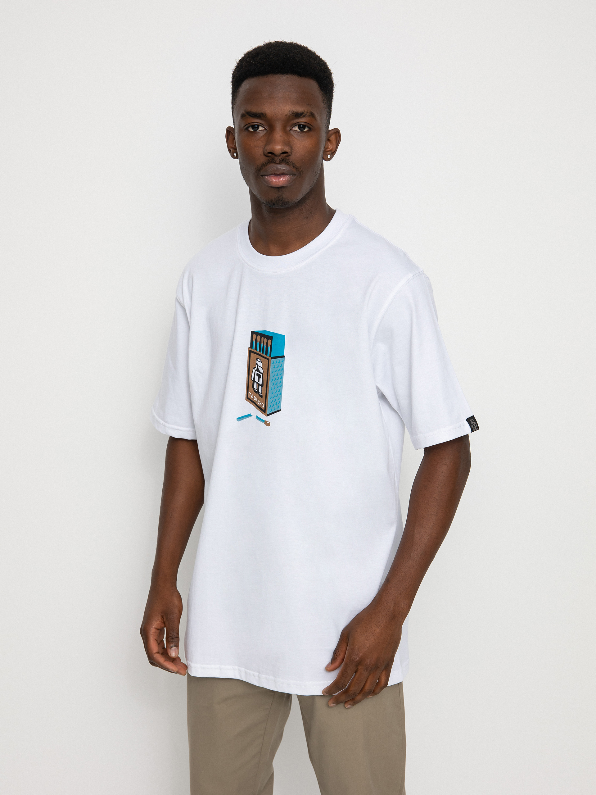 Tričko Tabasko Zips (white)