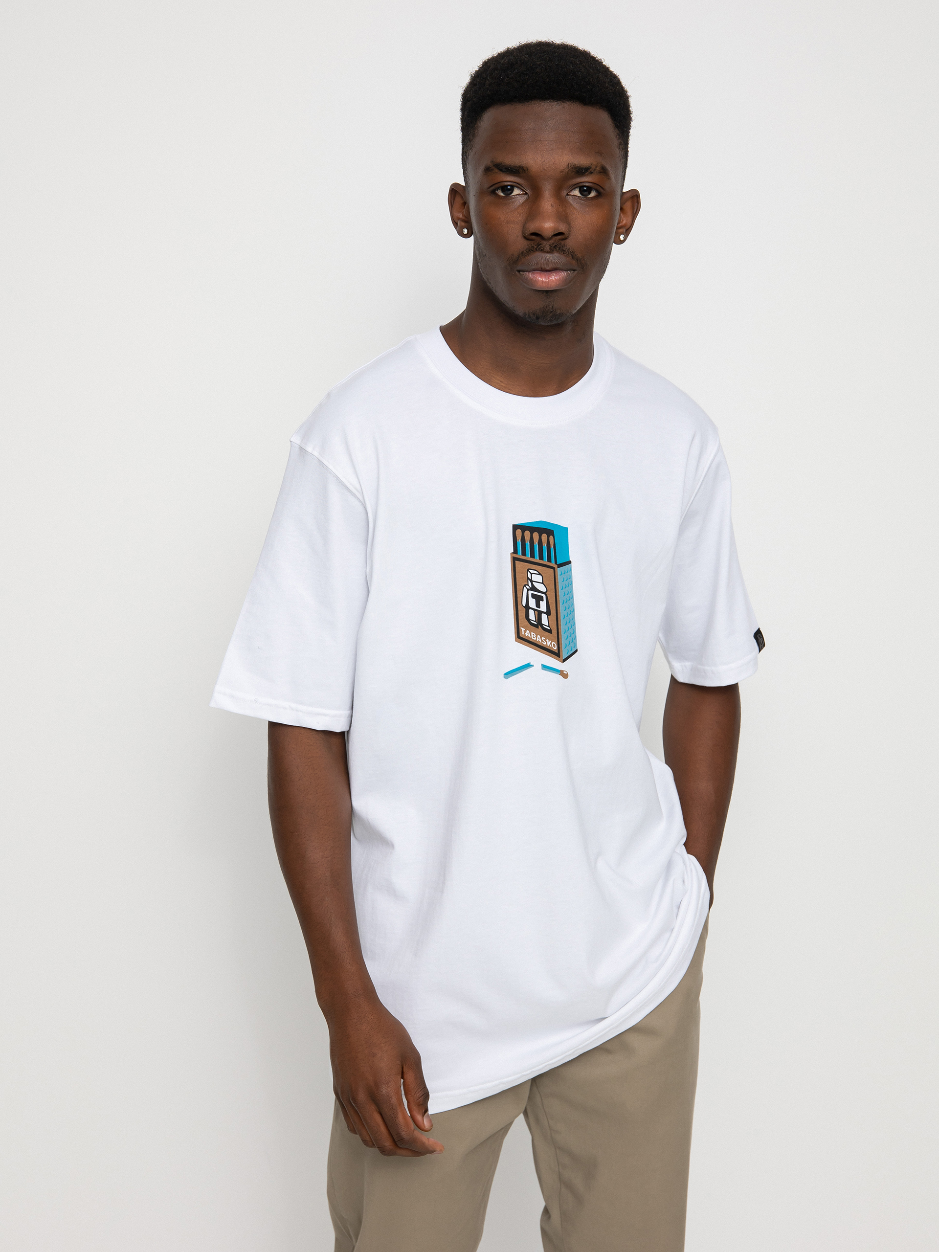 Tričko Tabasko Zips (white)