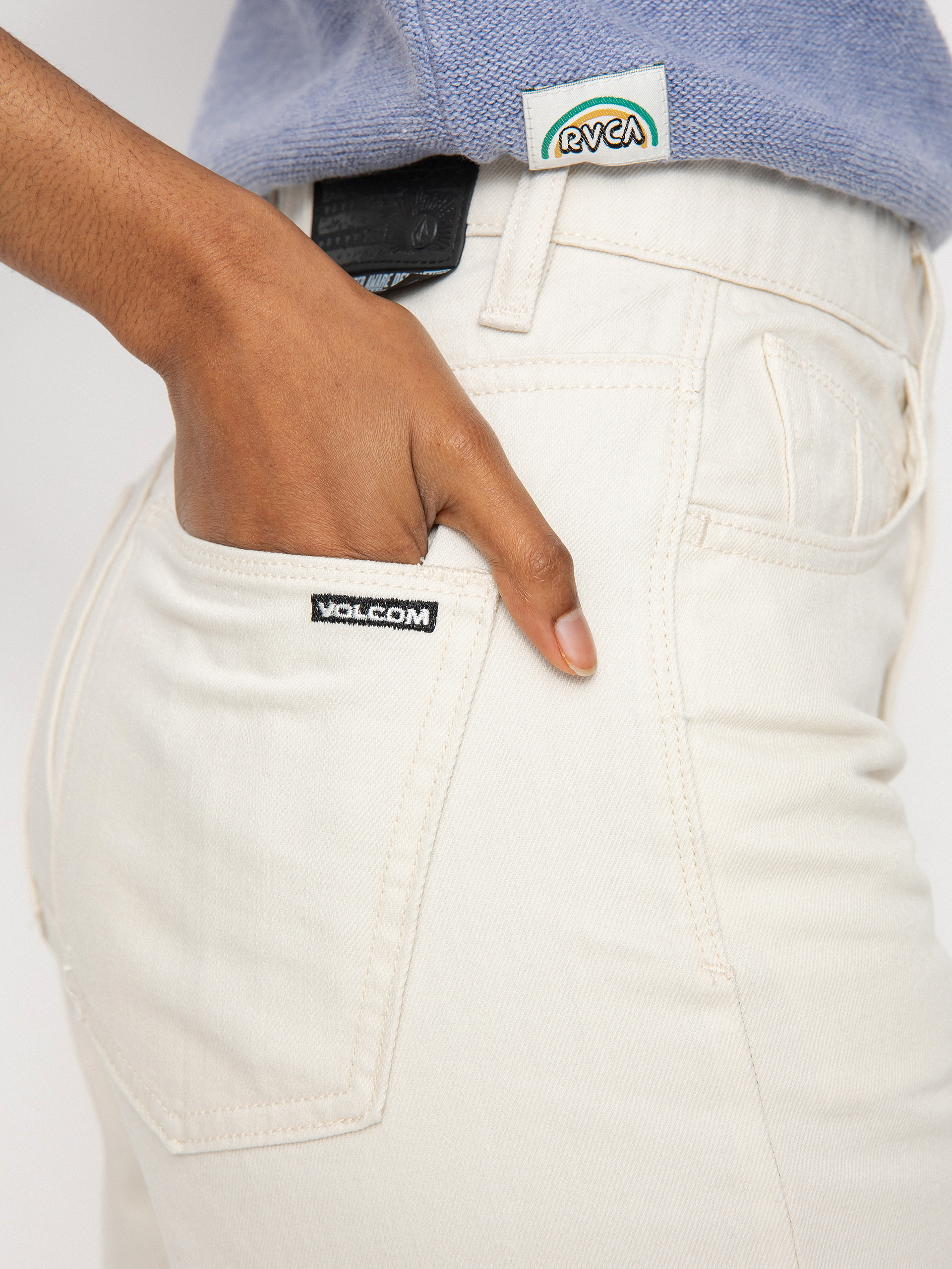 Kalhoty Volcom Weellow Denim Wmn (cloud)
